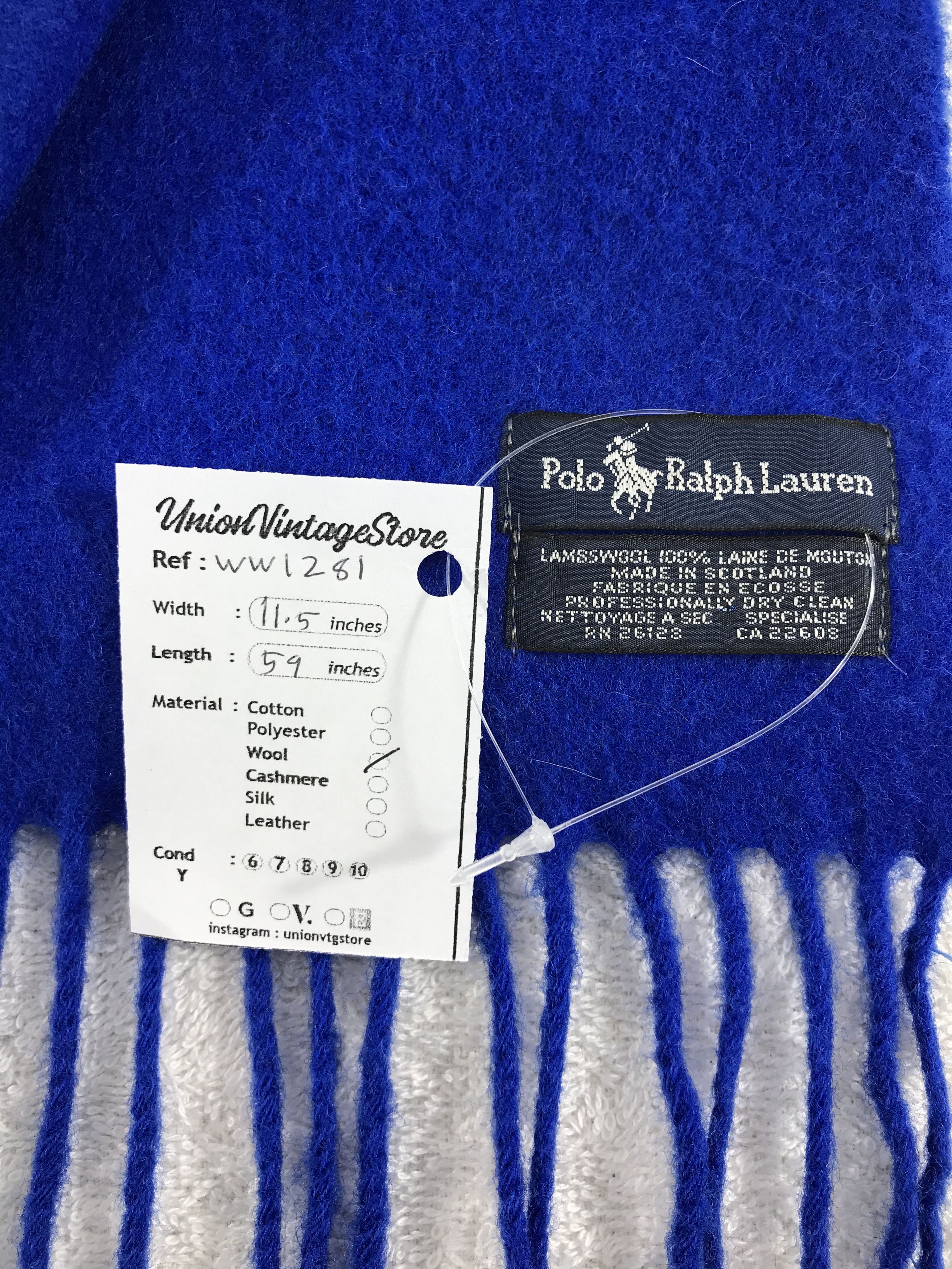 Polo Ralph Lauren × Vintage Polo Ralph Lauren Scarf / Muffler / Neckwear - WW1281 Size ONE SIZE - 5 Thumbnail