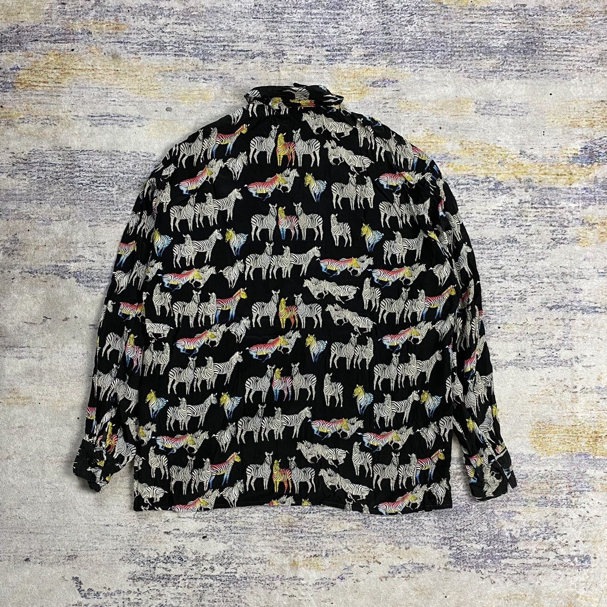 Versace × Versace Jeans Couture Versace horse pattern long sleeve button shirt Size M / US 6-8 / IT 42-44 - 2 Thumbnail