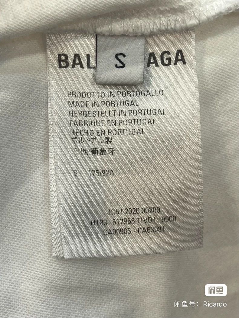 Balenciaga Balenciaga Press Short Sleeve White Size US S / EU 44-46 / 1 - 8 Thumbnail
