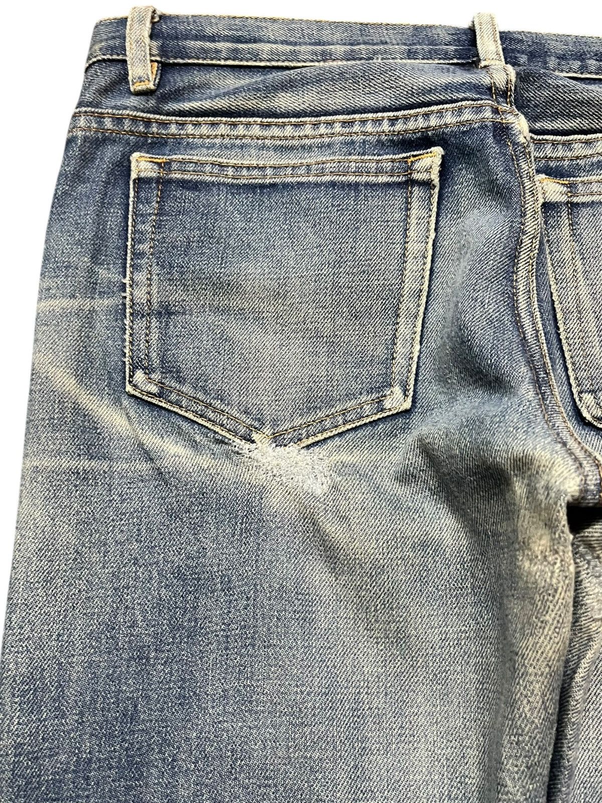A.P.C. Vintage A.P.C Selvedge Faded Whiskers Denim Size US 31 - 8 Thumbnail