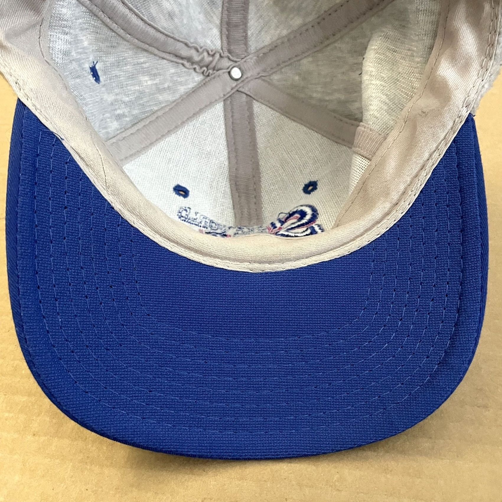 Vintage VINTAGE Sea World Hat Cap Strapback Adjustable Blue Spell Out Strap 90s Y2K Mens Hat Adult One Size Blue Stripe Size ONE SIZE - 7 Thumbnail