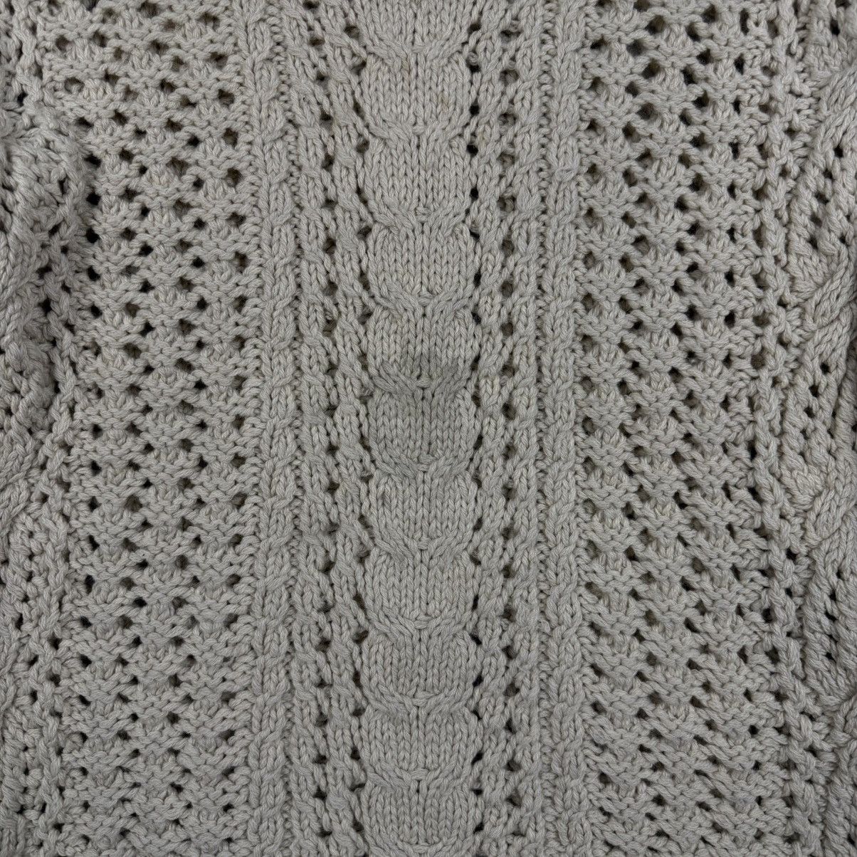 Yohji Yamamoto Archive Yohji Yamamoto Fisherman Cable Knit Wool Sweater Size US L / EU 52-54 / 3 - 2 Thumbnail