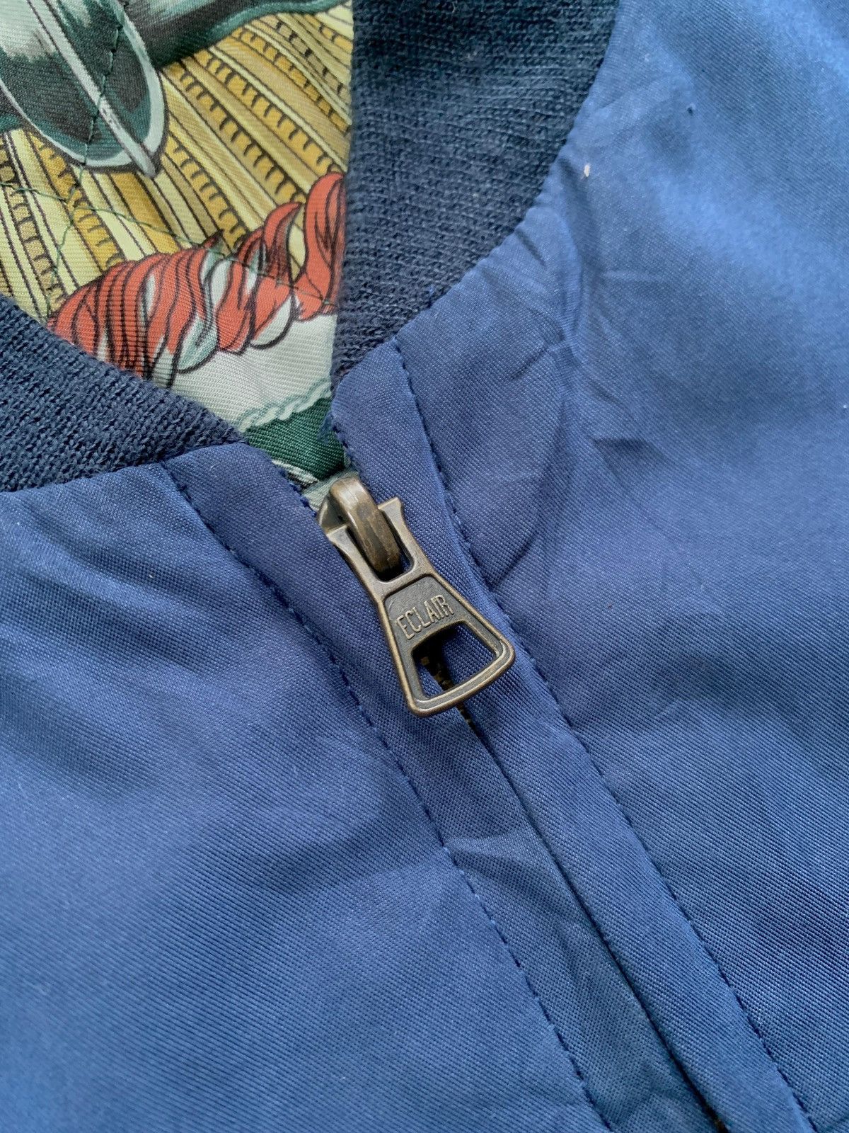 Hermes FREE TAX! 90s Reversible Silk Bomber Jacket Size US S / EU 44-46 / 1 - 10 Thumbnail