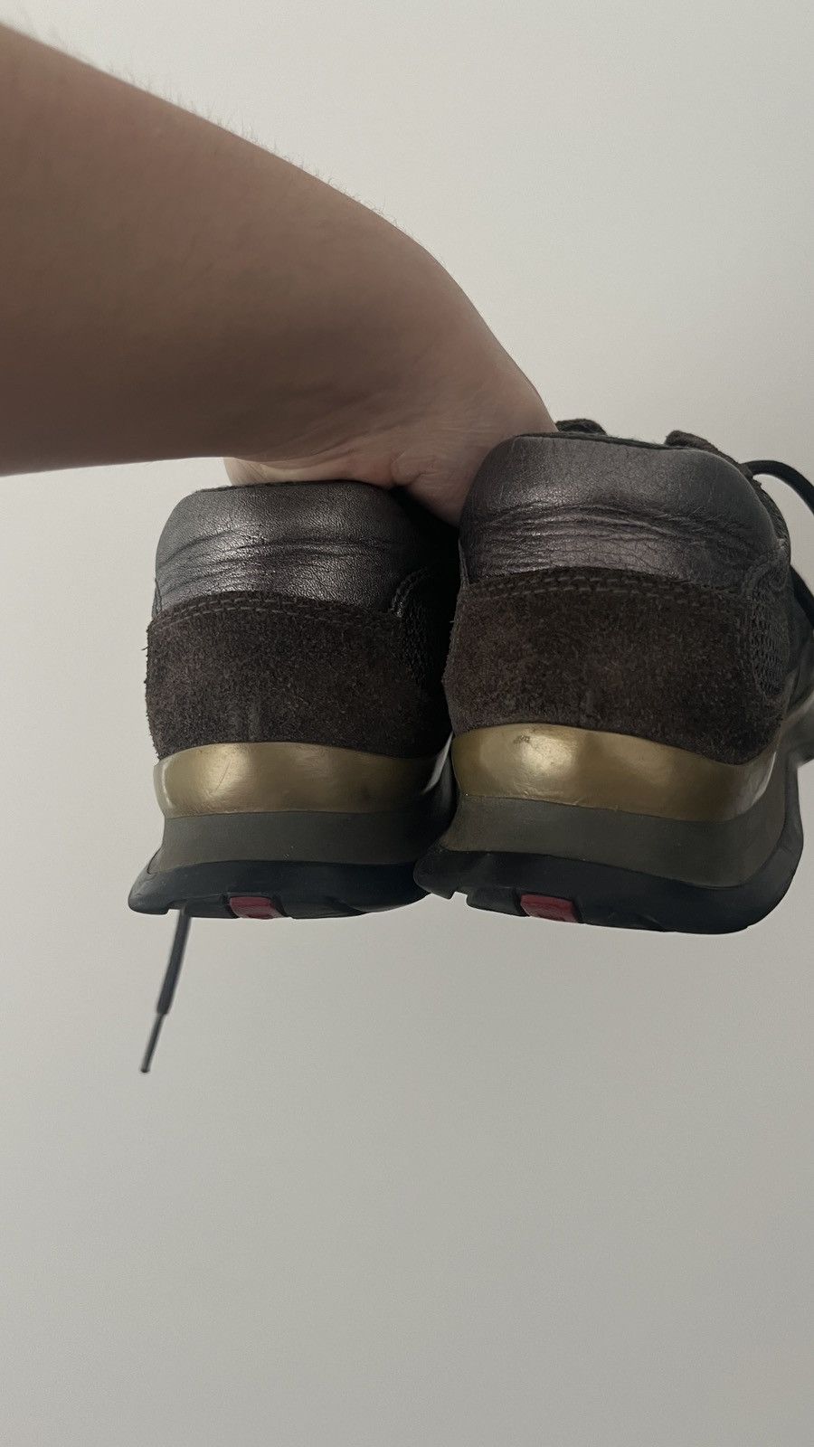 Silver Vintage Prada Sneakers