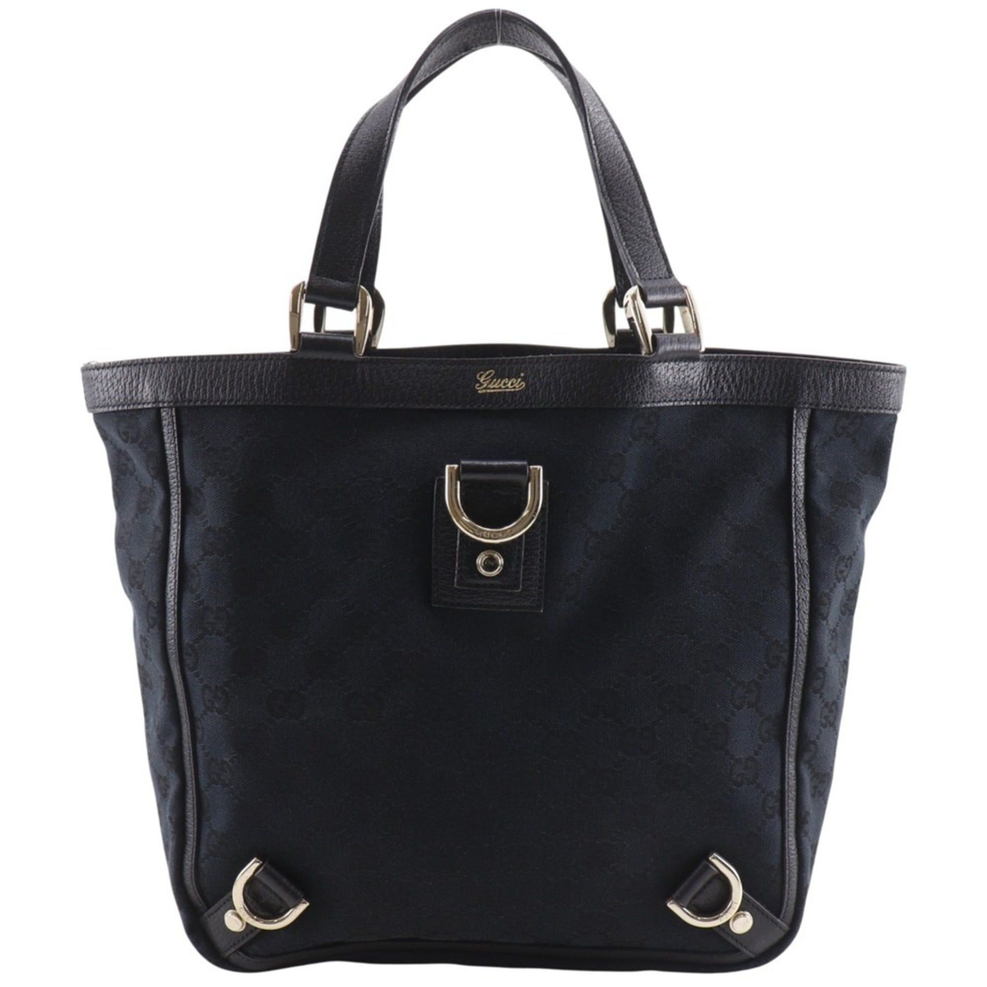 Gucci Gucci Abbey Handbag Tote Bag 130739 GG Canvas Black A5 Open Women's Size ONE SIZE - 1 Thumbnail