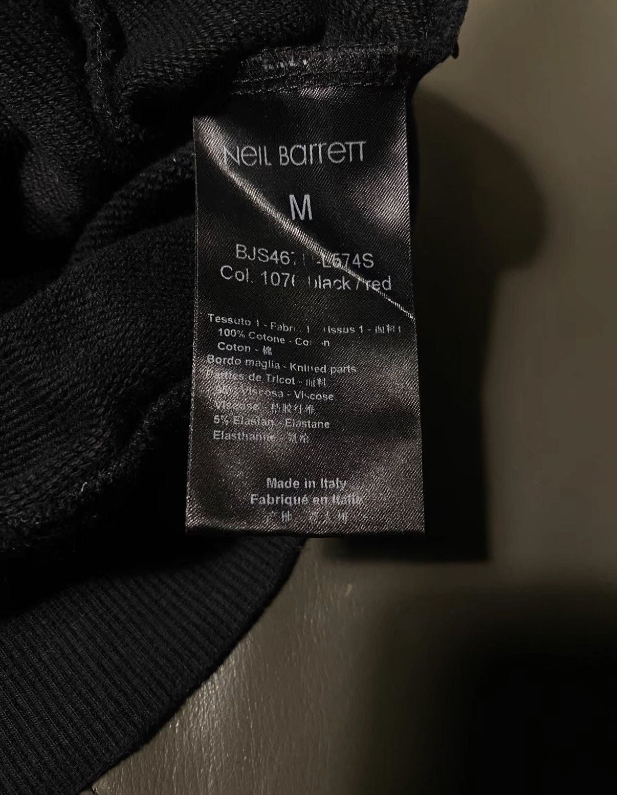 Neil Barrett Neil Barrett heavyweight hoodie J35 Size US M / EU 48-50 / 2 - 4 Thumbnail