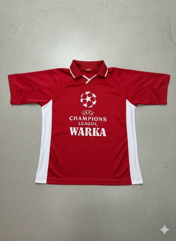 Vintage Vintage UEFA Champions League x Warka Beer Promo Jersey Size US L / EU 52-54 / 3 - 1 Thumbnail