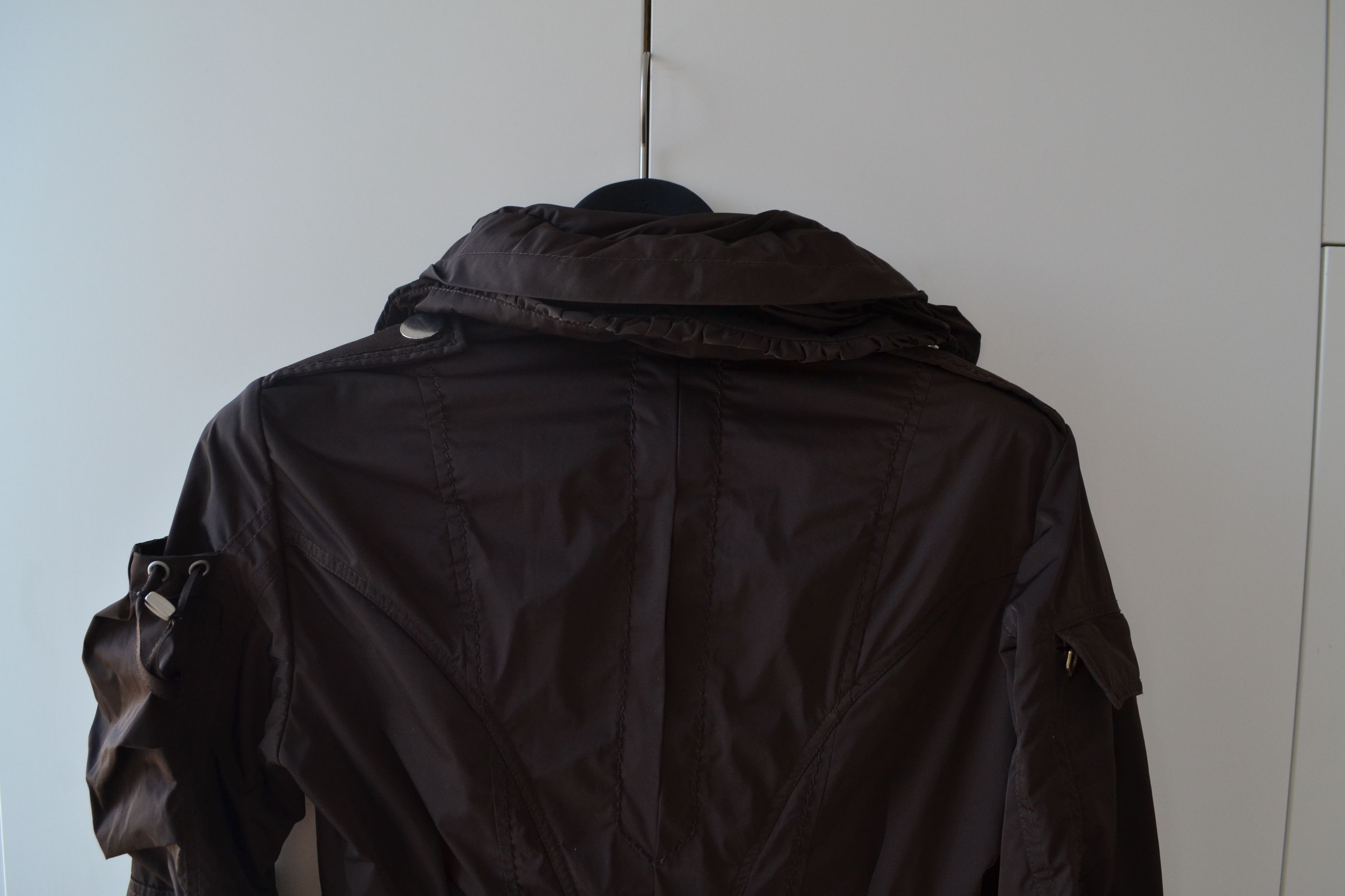 Marithe + Francois Girbaud 🔴 Marithe Francois Girbaud Jacket Parka Coat Vintage Brown Size M / US 6-8 / IT 42-44 - 8 Thumbnail