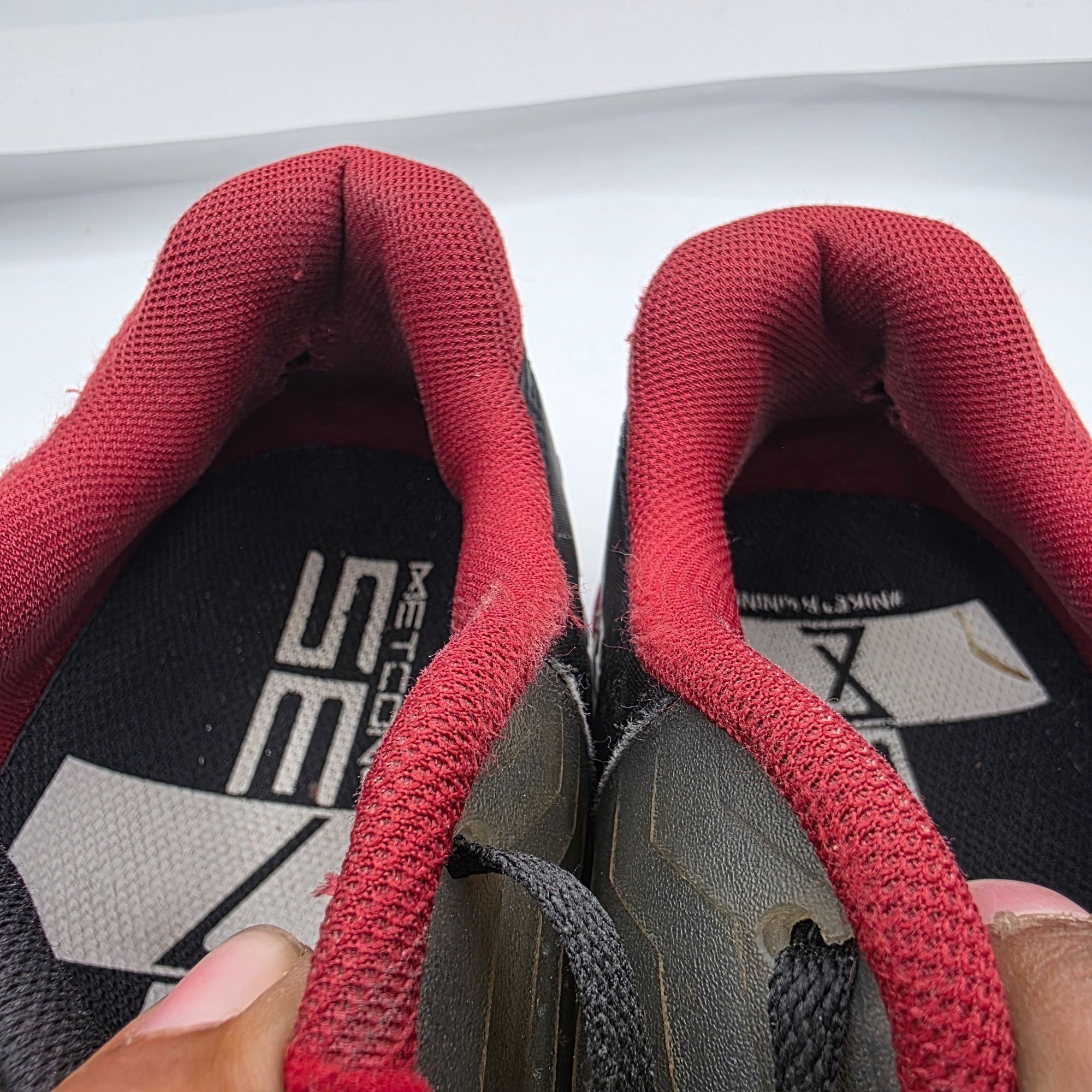 Nike Nike Metcon 7 Mens Size 12 Black Red Training Shoes Athletic Size US 12 / EU 45 - 6 Thumbnail