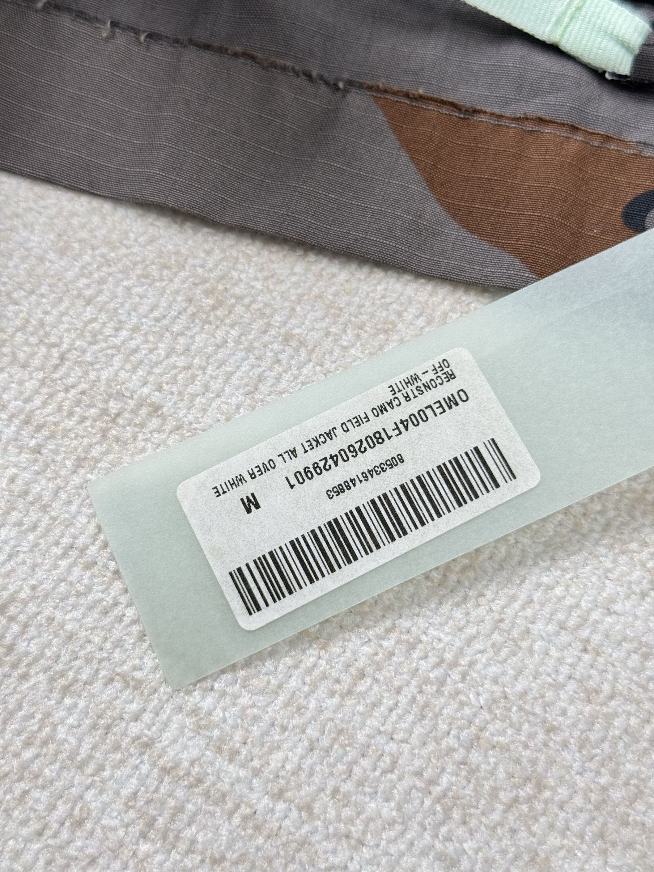 Off-White New with Tag* OFF-WHITE™ RECONSTR CAMO FIELD JACKET Size US M / EU 48-50 / 2 - 12 Thumbnail