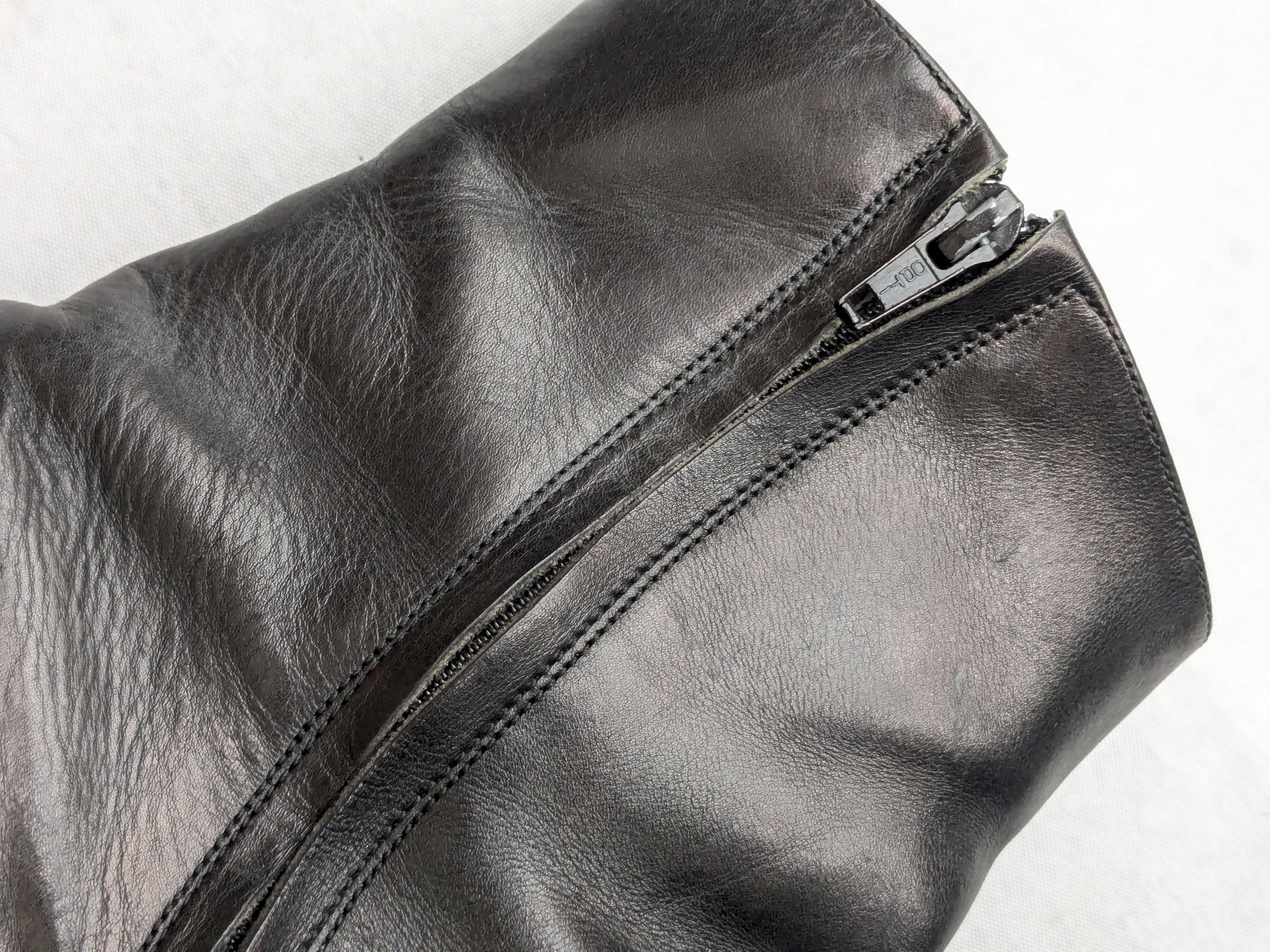 Gucci Gucci Side Zip Boots Black 12 Leather Size US 12 / EU 45 - 11 Thumbnail