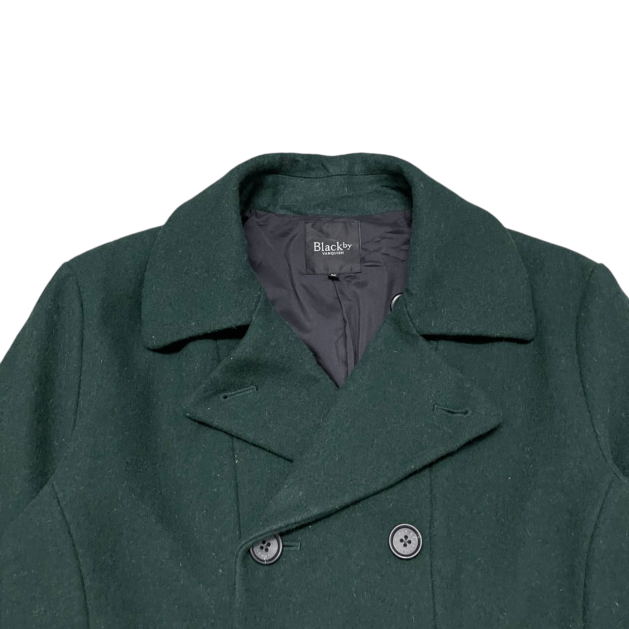 Vanquish Black by Vanquish Wool Peacoat Size US M / EU 48-50 / 2 - 2 Thumbnail