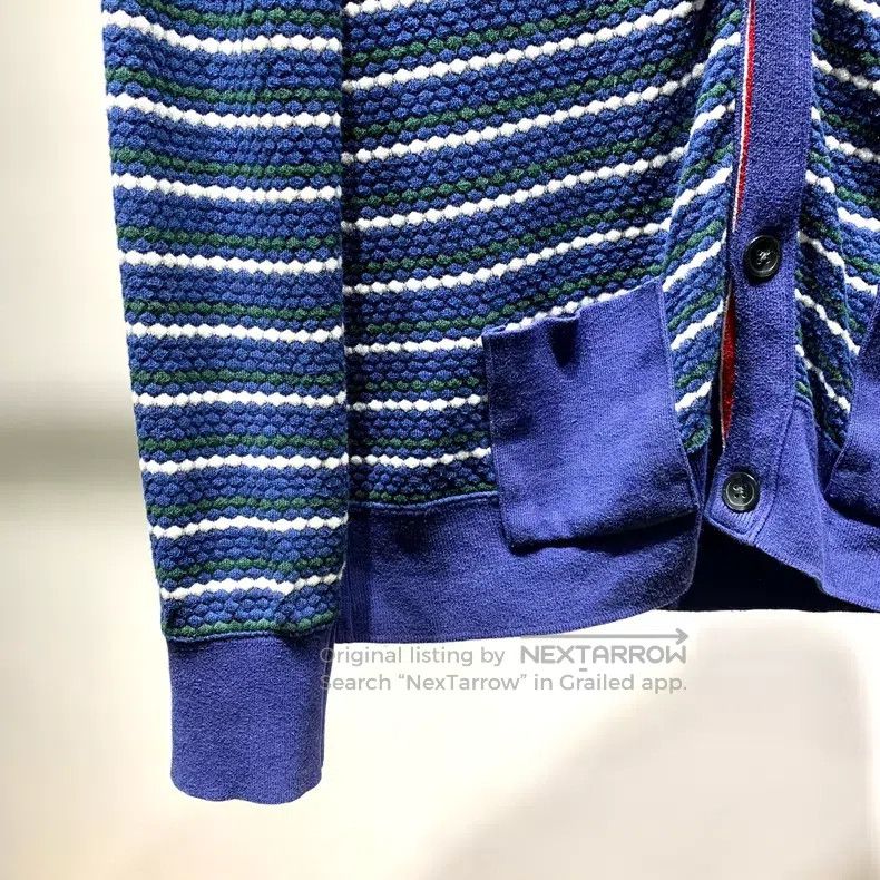Thom Browne Thom Browne Striped Knit Cardigan Size US L / EU 52-54 / 3 - 5 Thumbnail