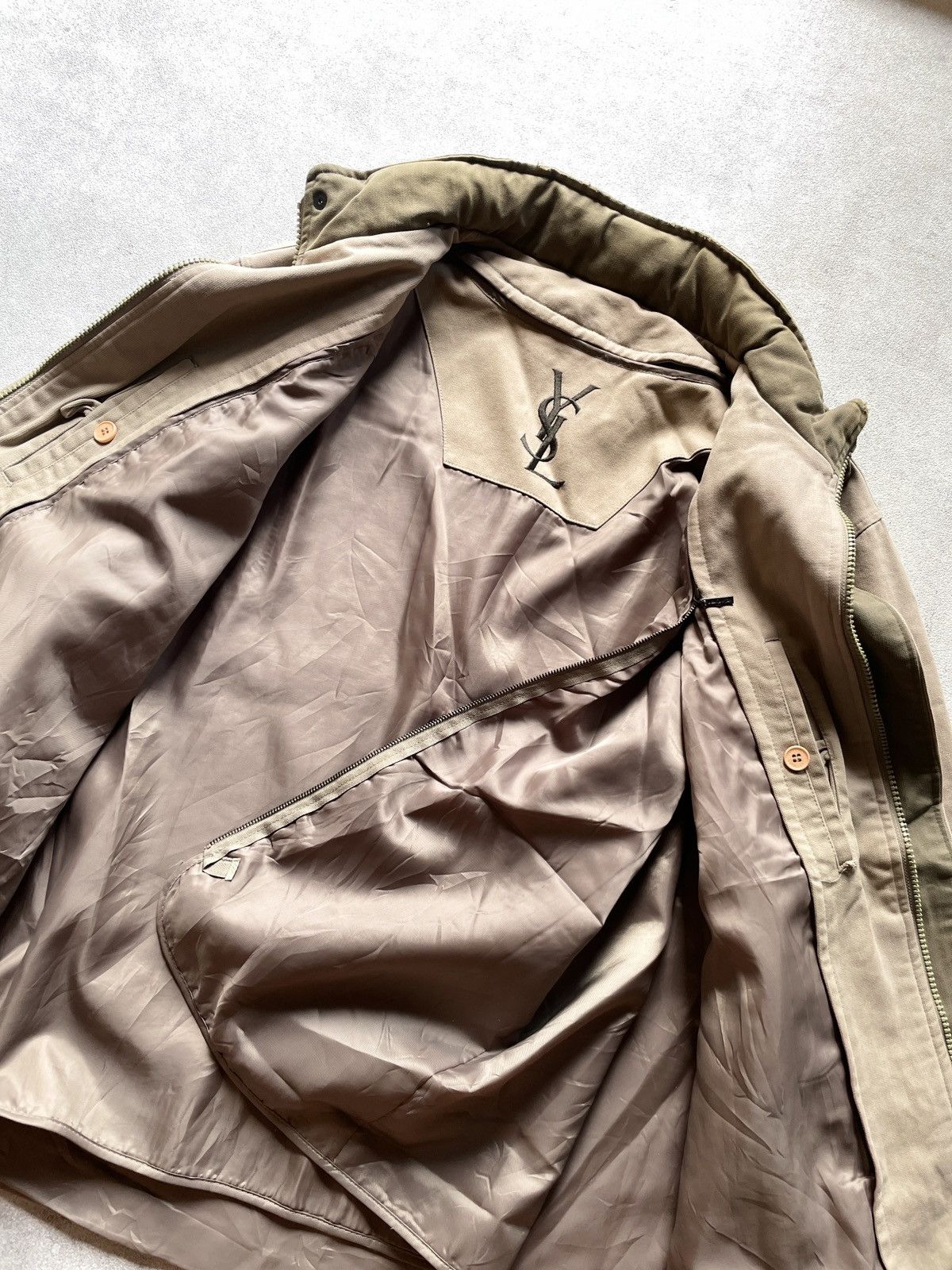 Yves Saint Laurent VERY RARE VINTAGE JACKET YVES SAINT LAURENT YSL BIG LOGO Size US XL / EU 56 / 4 - 9 Thumbnail