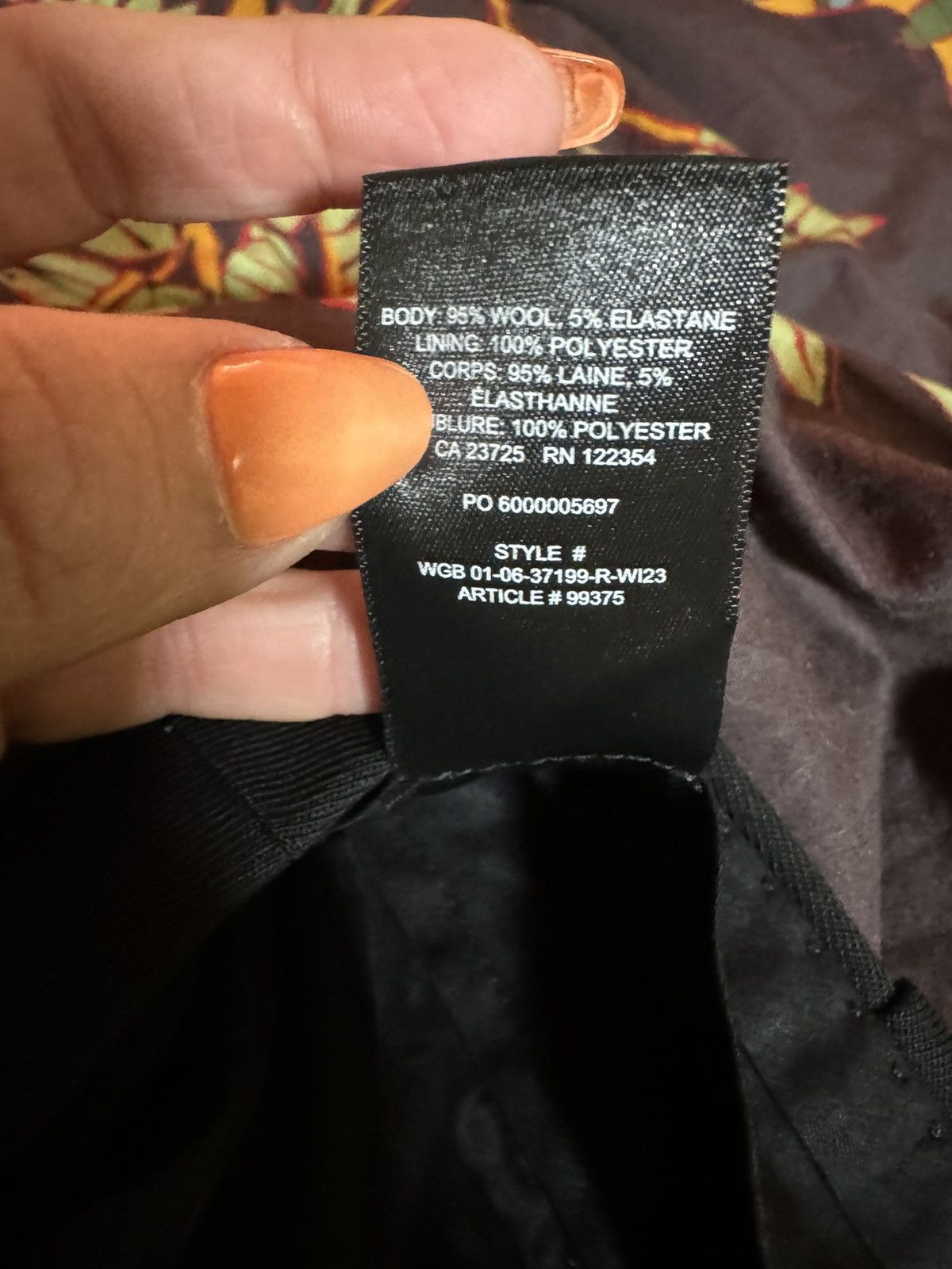 Aritzia Babaton Agency Pant Wool trousers 12 NWT!! Size 34" / US 12 / IT 48 - 7 Thumbnail
