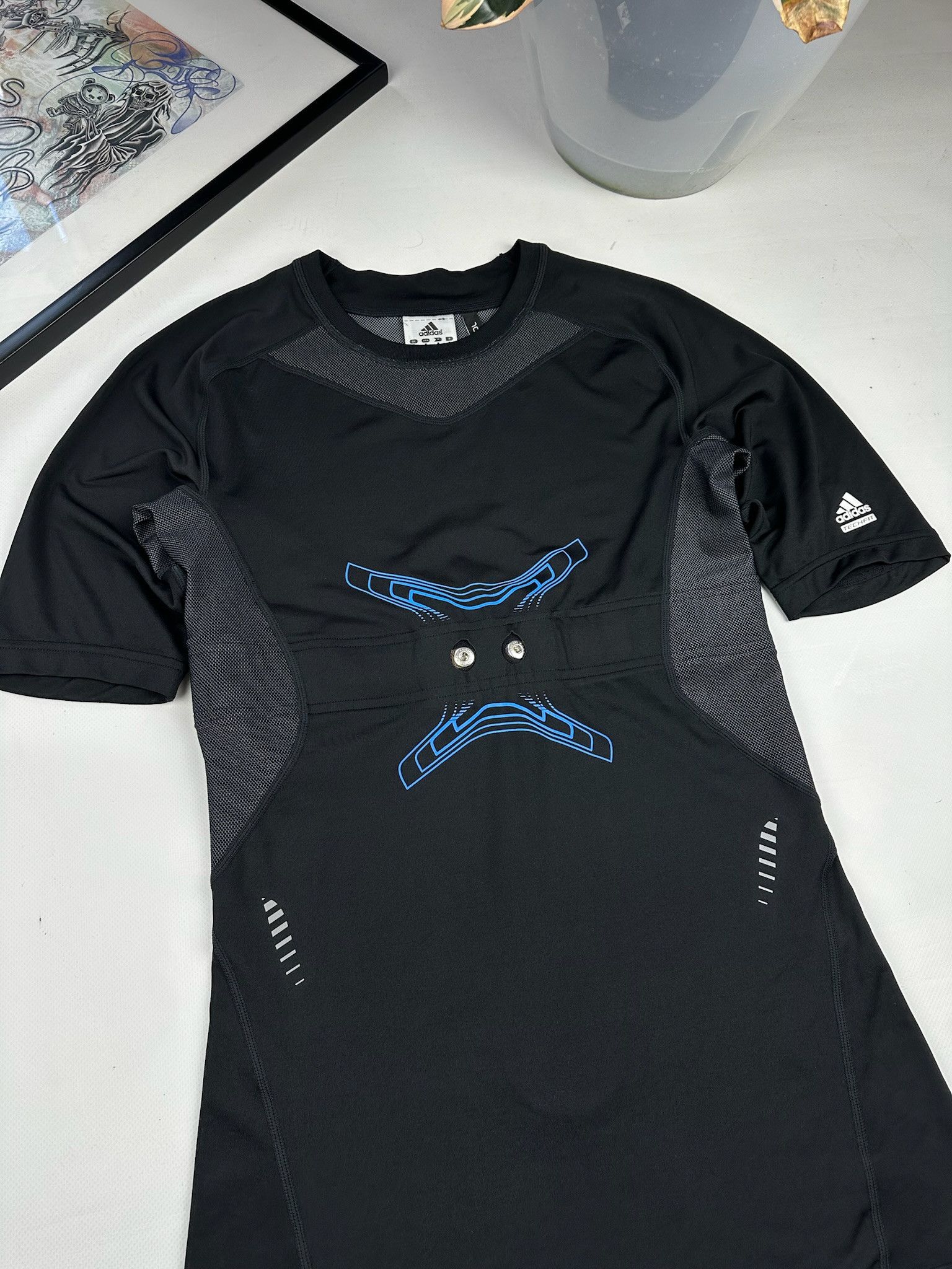 Adidas Adidas Techfit climacool techno rave shirt msbhv style Size US M / EU 48-50 / 2 - 4 Thumbnail