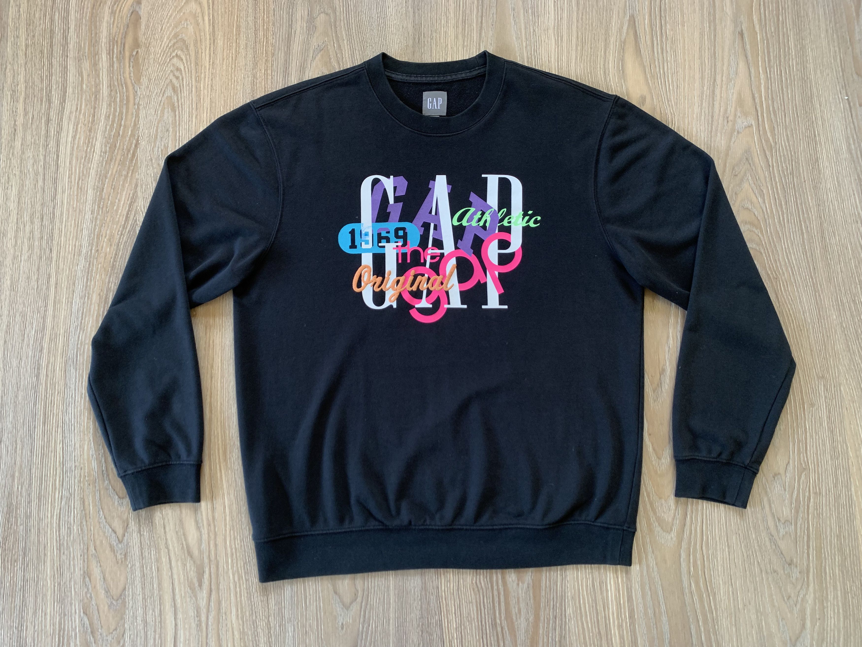 Gap Gap Black Printed Sweatshirt 2022 Size US M / EU 48-50 / 2 - 2 Thumbnail