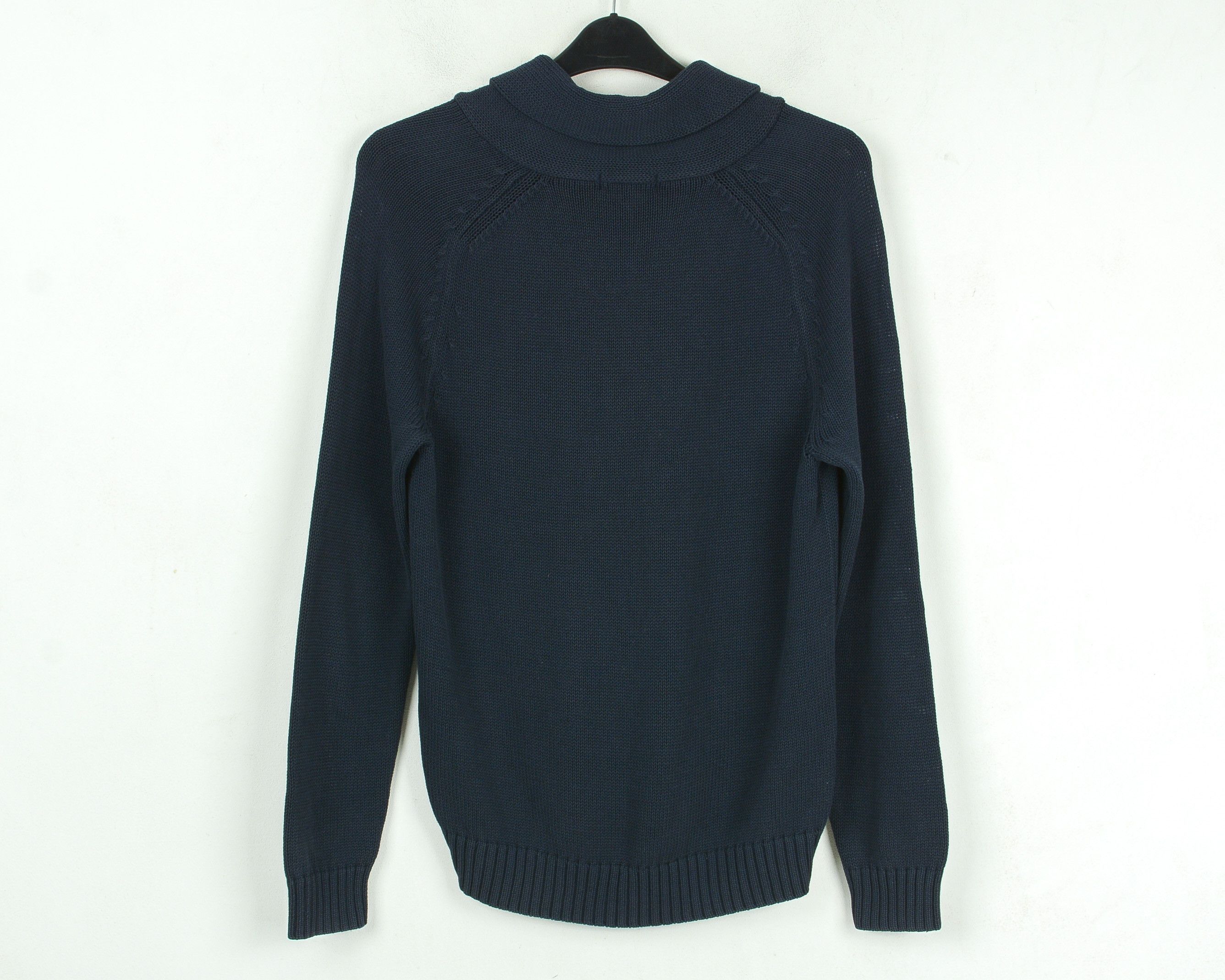 Lyle & Scott Jumper Pullover Sweater High Neck Knit Cotton Casual Size US L / EU 52-54 / 3 - 4 Thumbnail