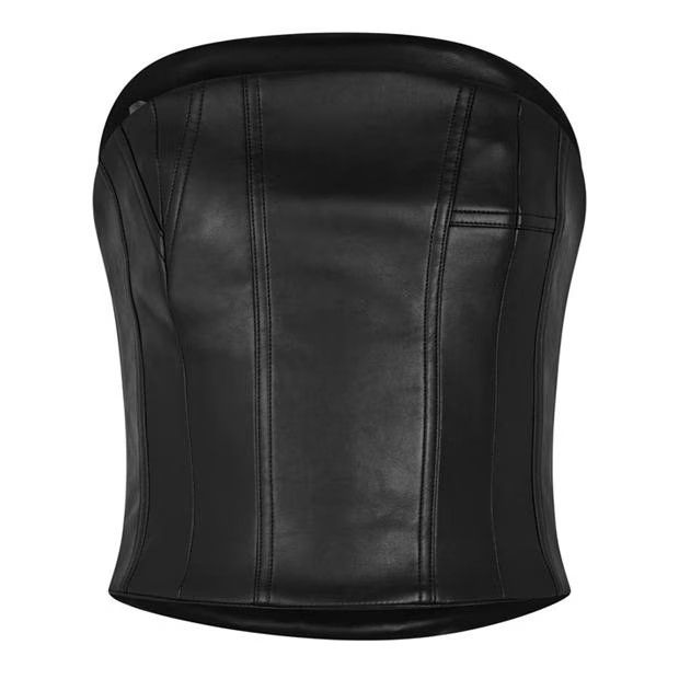 Amiri o1g2r1mq0824 Crop Tops in Black Size L / US 10 / IT 46 - 1 Thumbnail