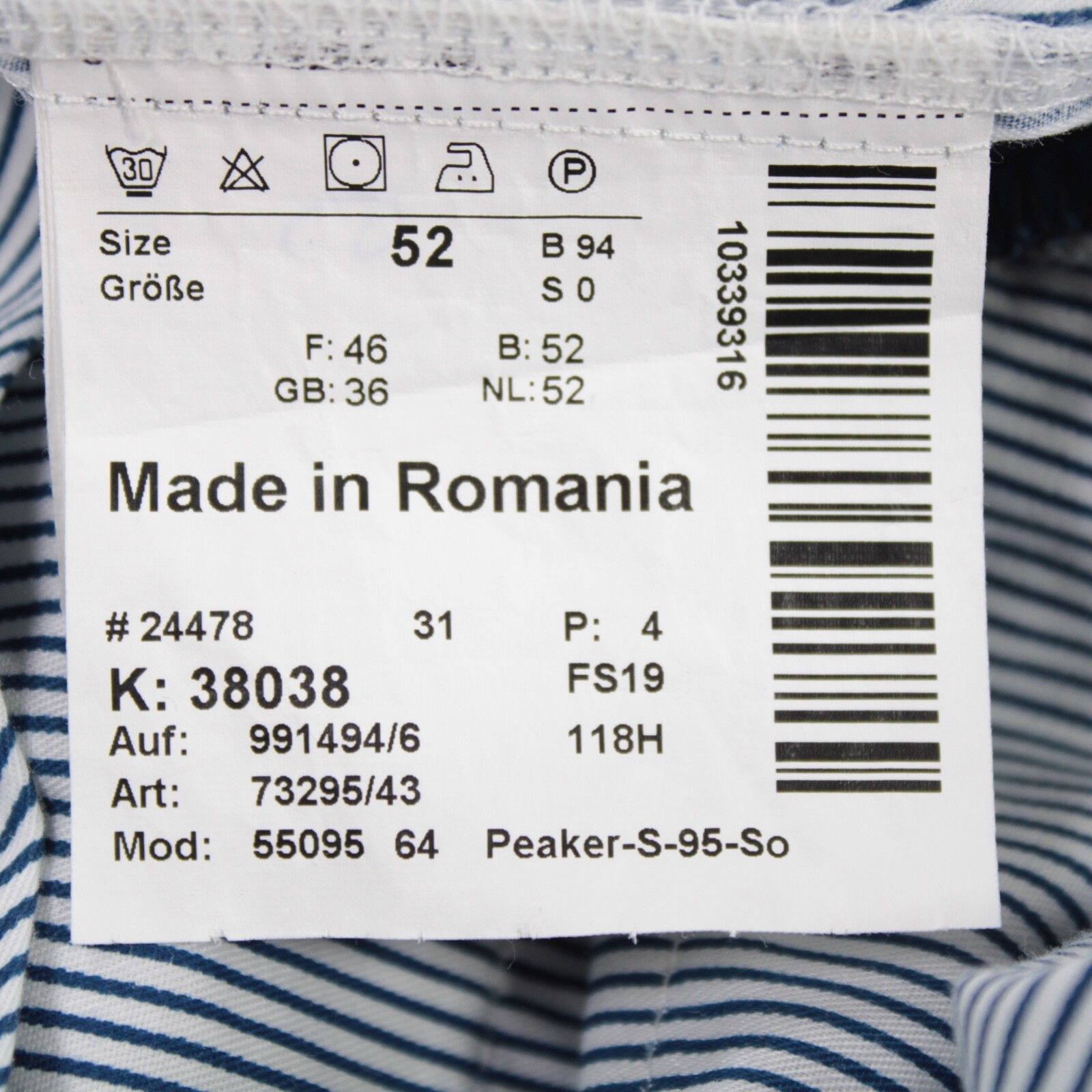 Hiltl Hiltl New with tags Chinos Size 36 US In Blue Size US 36 / EU 52 - 6 Thumbnail