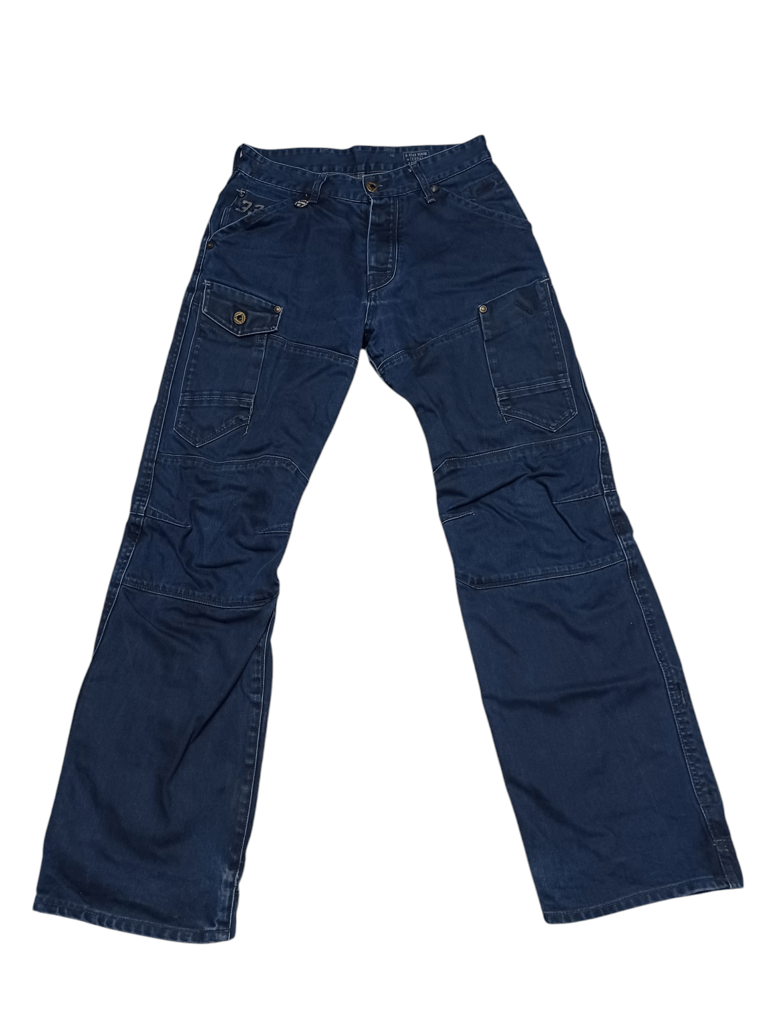 G-Star G STAR RAW CARGO MULTIPOCKET DOUBLE KNEE JEANS DENIM Size US 30 / EU 46 - 1 Thumbnail