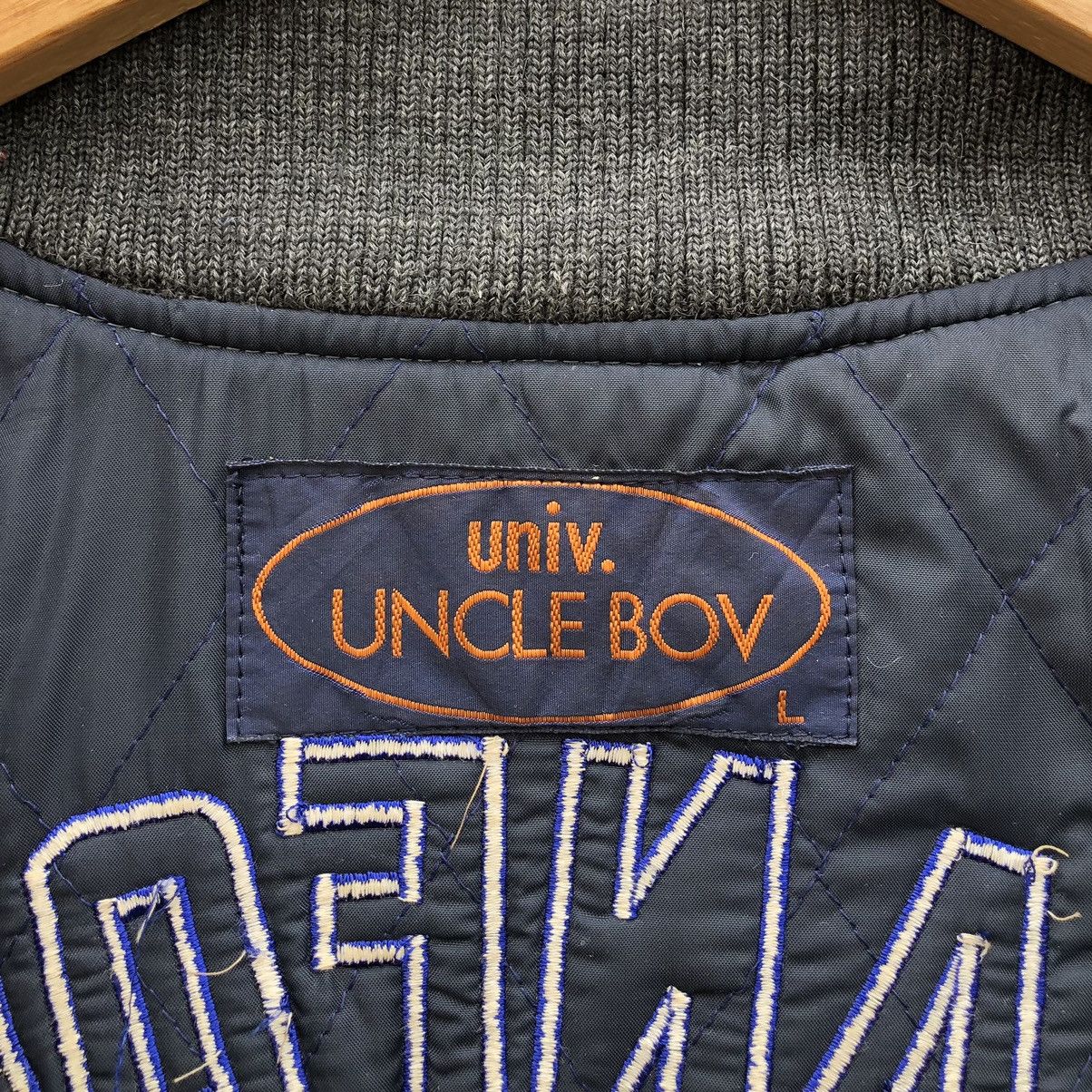 Vintage Vintage Univ. Uncle Bov Wool Mix Leather Varsity Jacket Size US L / EU 52-54 / 3 - 12 Thumbnail