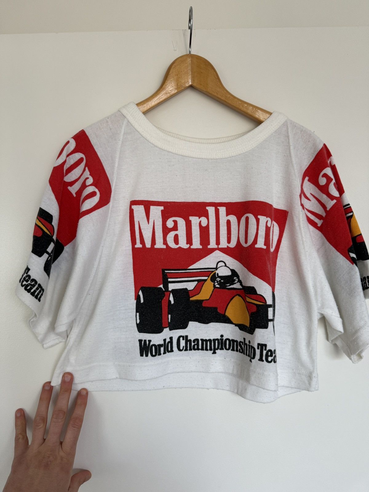 Marlboro × Vintage Marlboro world championship racing crop top Size ONE SIZE - 4 Thumbnail