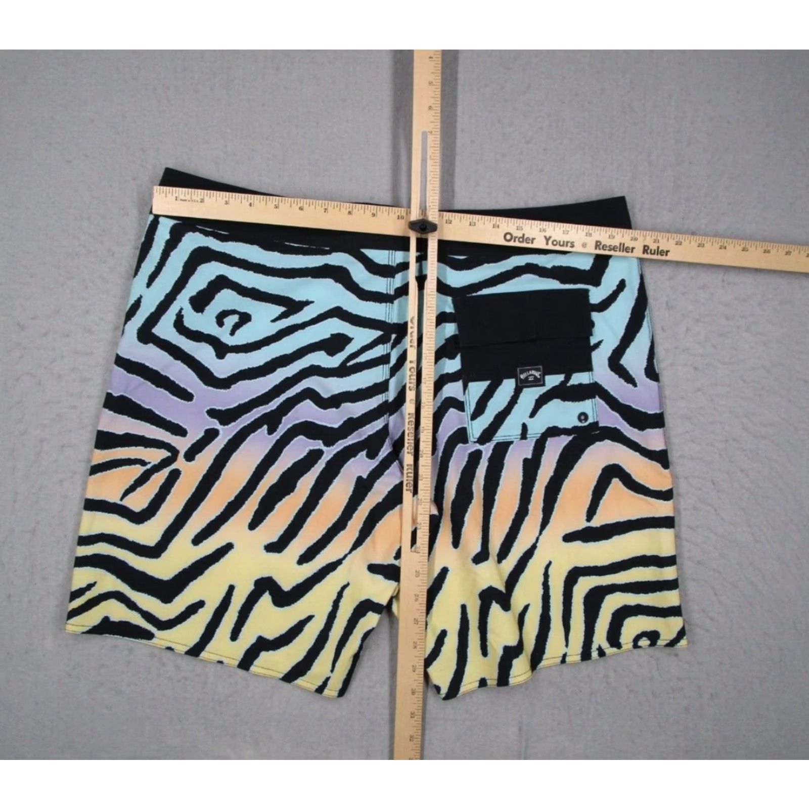 Billabong Billabong Board Shorts Mens 38 Blue Recycler Sundays Pro 9" Zebra Surf Beach Size US 38 / EU 54 - 6 Thumbnail