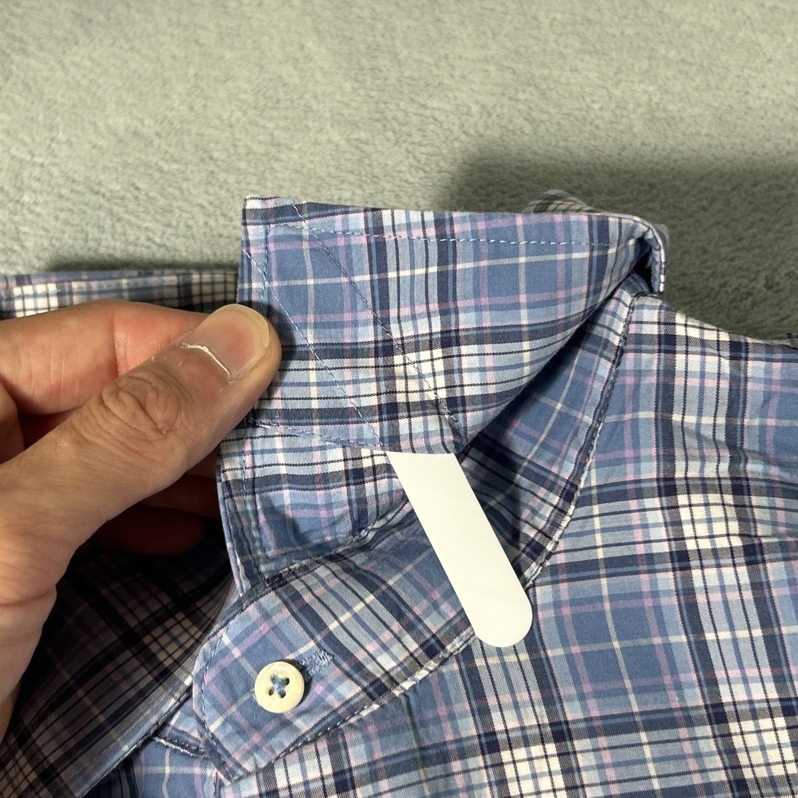 Peter Millar Peter Millar Canal Poplin Shirt Large Long Sleeve Button Up Size US L / EU 52-54 / 3 - 5 Thumbnail