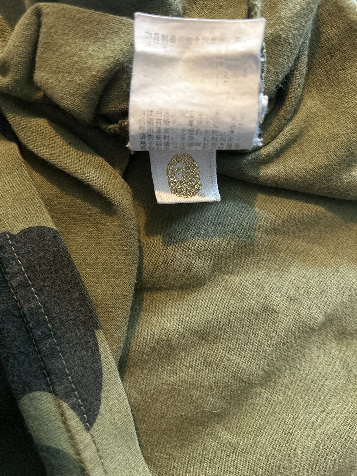 Bape Bape A Bathing Ape World Gone Mad Zipper Face Tee Size US L / EU 52-54 / 3 - 6 Thumbnail