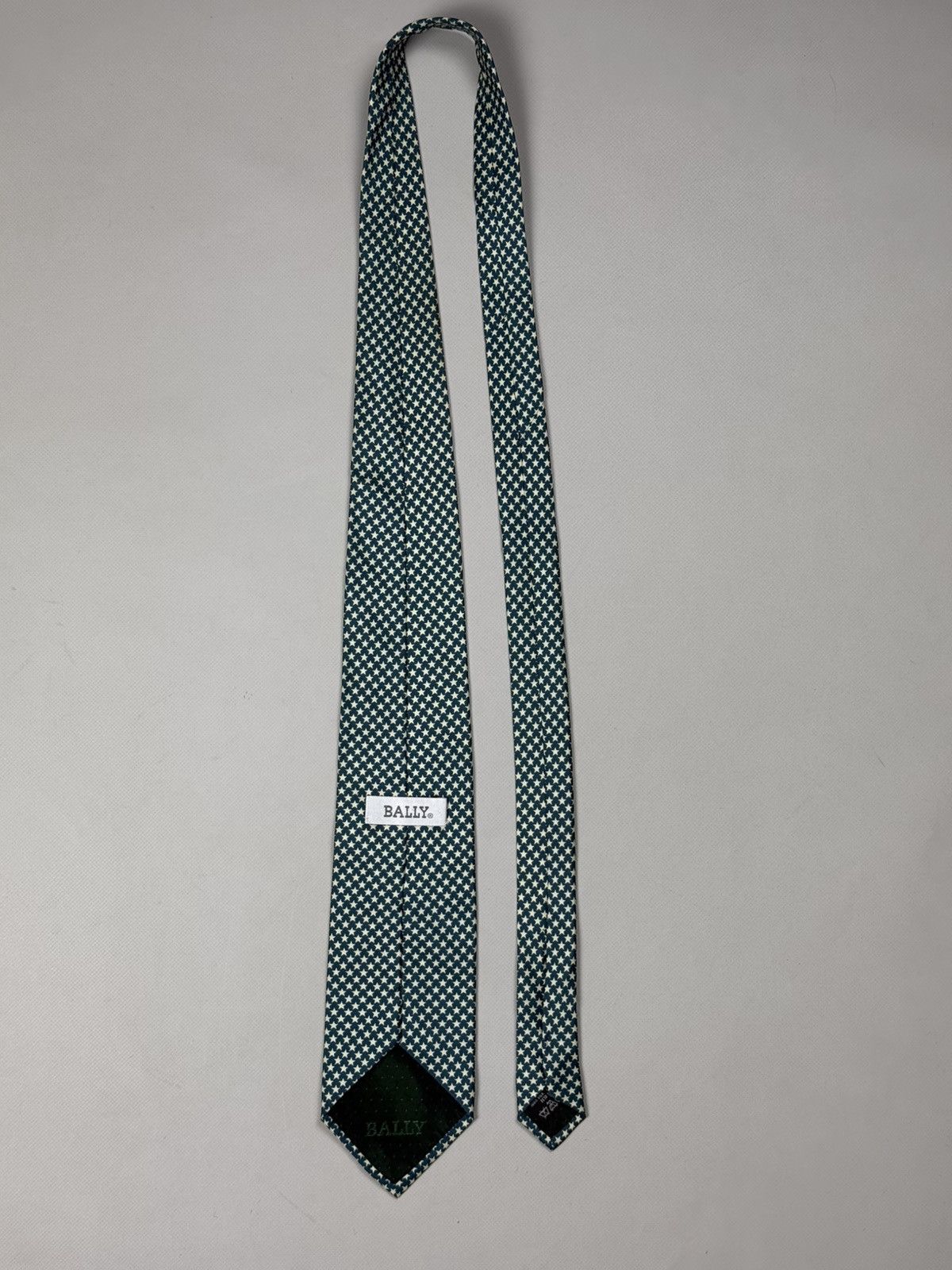 Bally Bally Vintage Patterned Silk Tie Size ONE SIZE - 9 Thumbnail