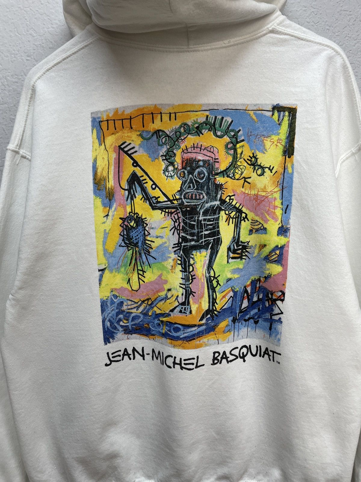 Jean-Michel Basquiat Jean-Michel Basquiat Pullover Hoodie White Sweatshirt Size US L / EU 52-54 / 3 - 4 Thumbnail