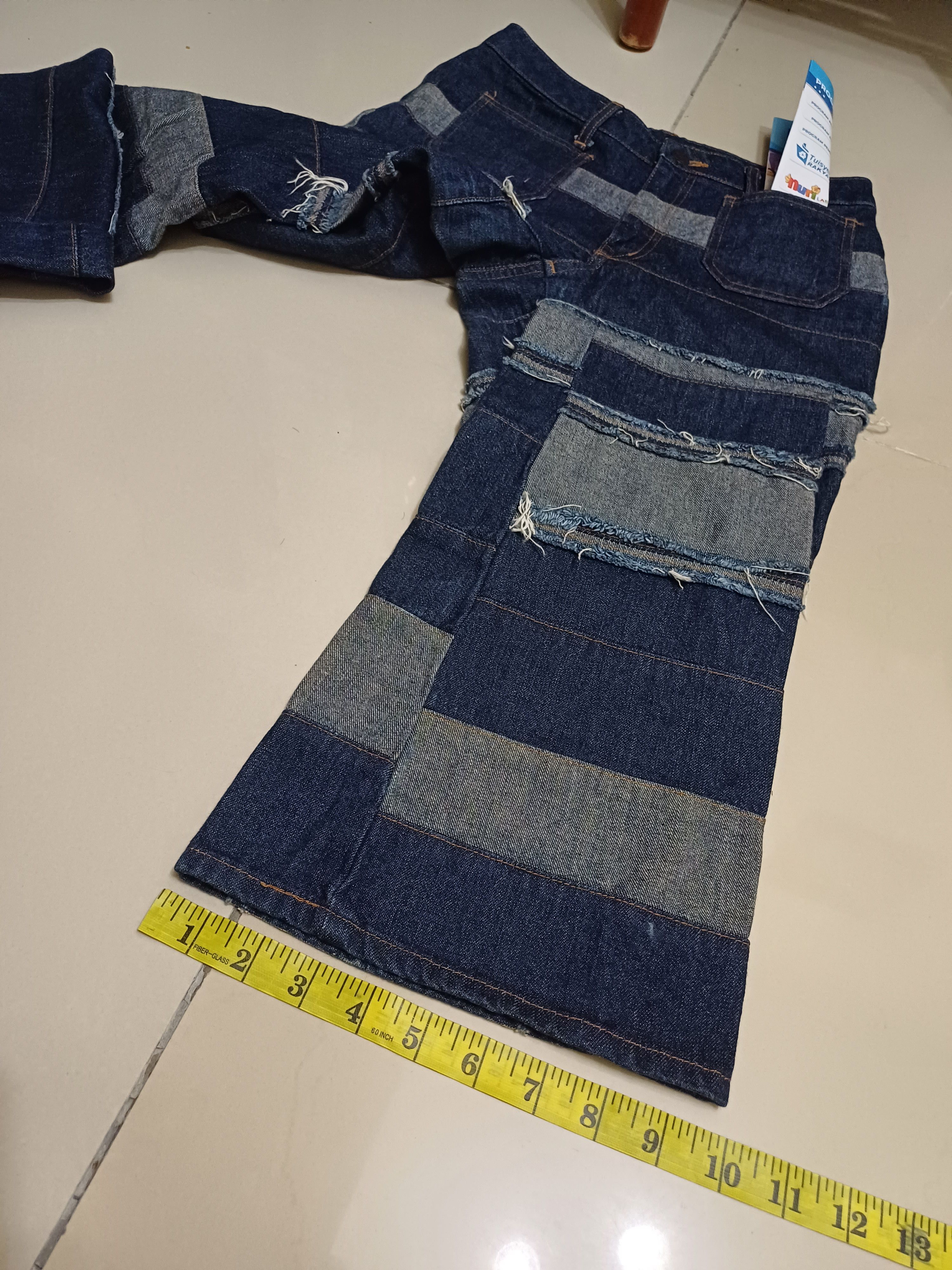 Hysteric Glamour Patchwork flared jeans inspired by Hysteric Glamour Size 28" / US 6 / IT 42 - 14 Thumbnail