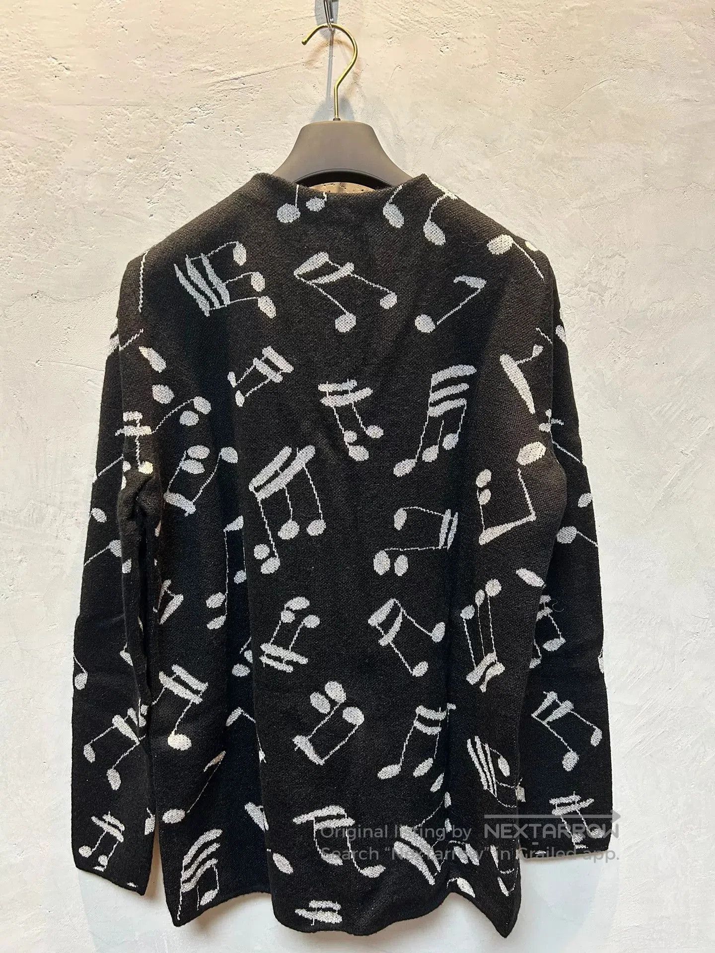Saint Laurent Paris Saint Laurent Music Note Cardigan Sweater. Size M / US 6-8 / IT 42-44 - 5 Thumbnail