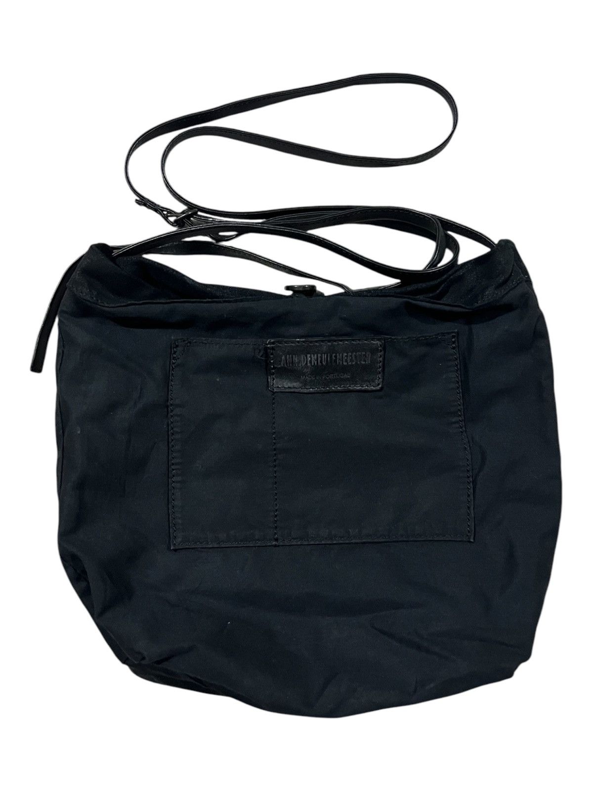 Ann Demeulemeester Ann Demeulemeester 🇧🇪 Suede Fanny Messenger Crossbody Bag Size ONE SIZE - 2 Thumbnail