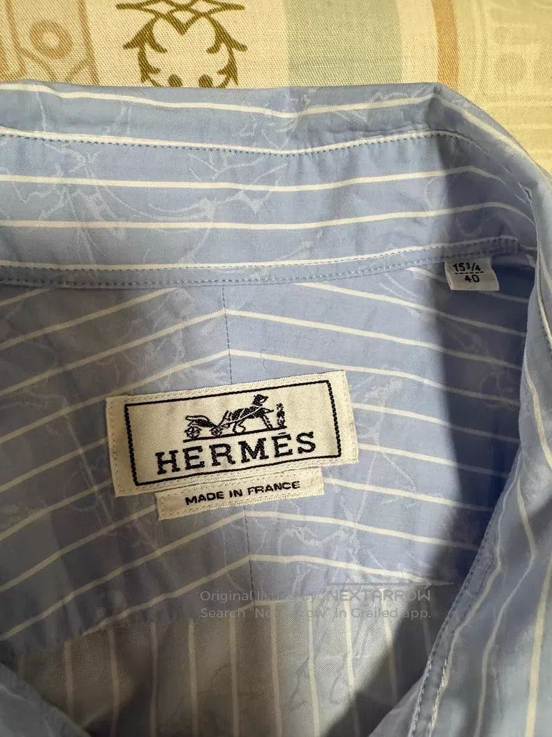 Hermes Hermes Jacket Shirt, Short Sleeve Top. Equestrian Sport Pa Size US XXS / EU 40 - 3 Thumbnail