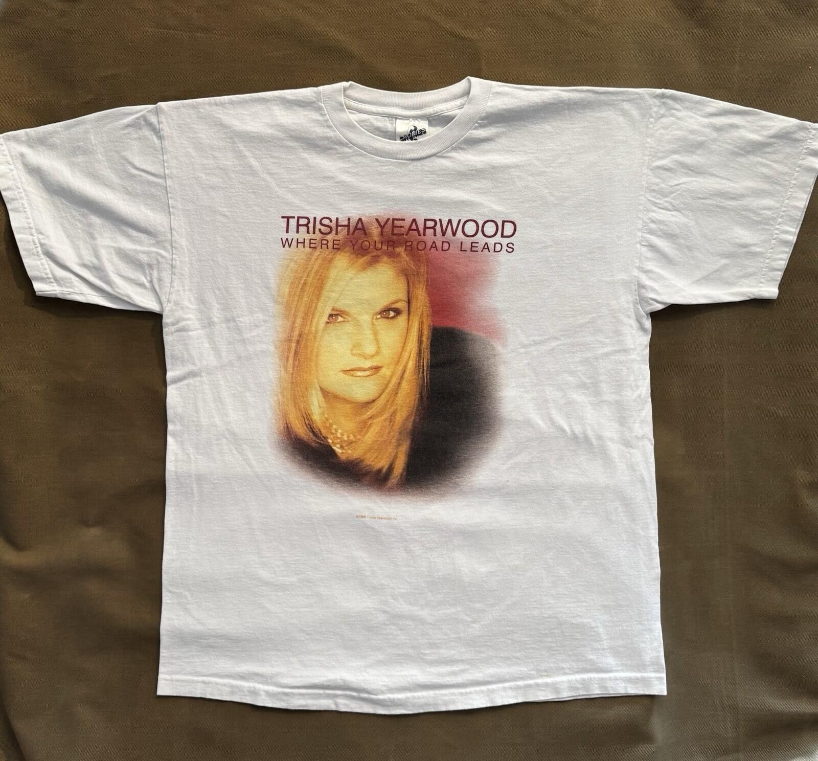 Vintage Vintage 90s Trisha Yearwood Where Your Road Leads XL T-Shirt Size US XL / EU 56 / 4 - 1 Thumbnail