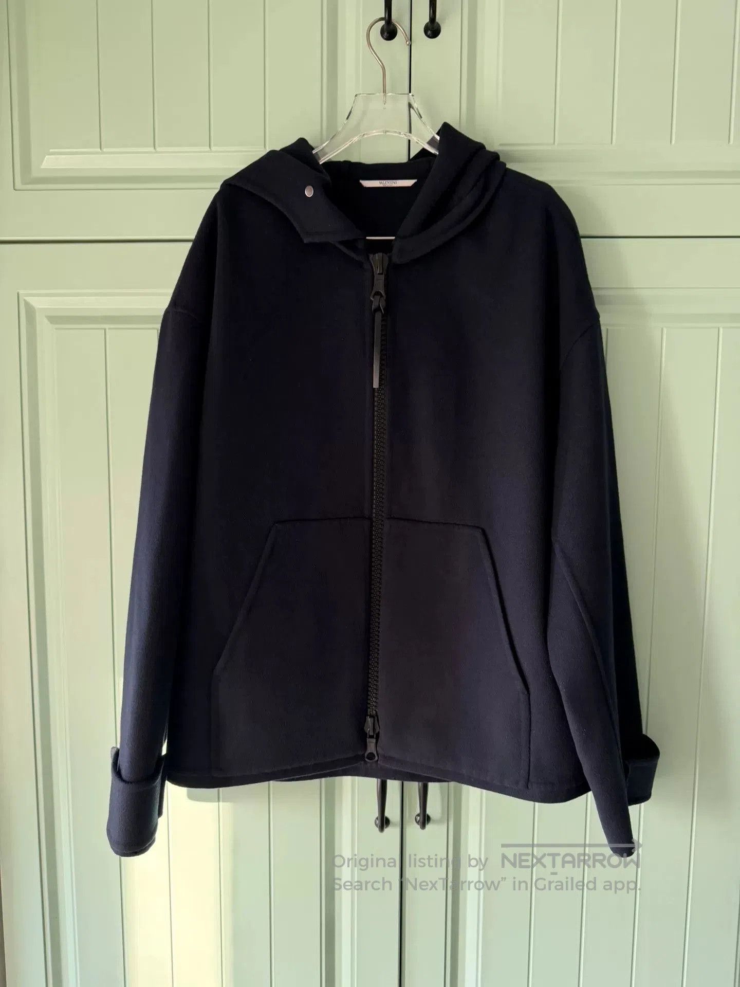 Valentino Valentino Hooded Wool Jacket. Size US M / EU 48-50 / 2 - 1 Thumbnail