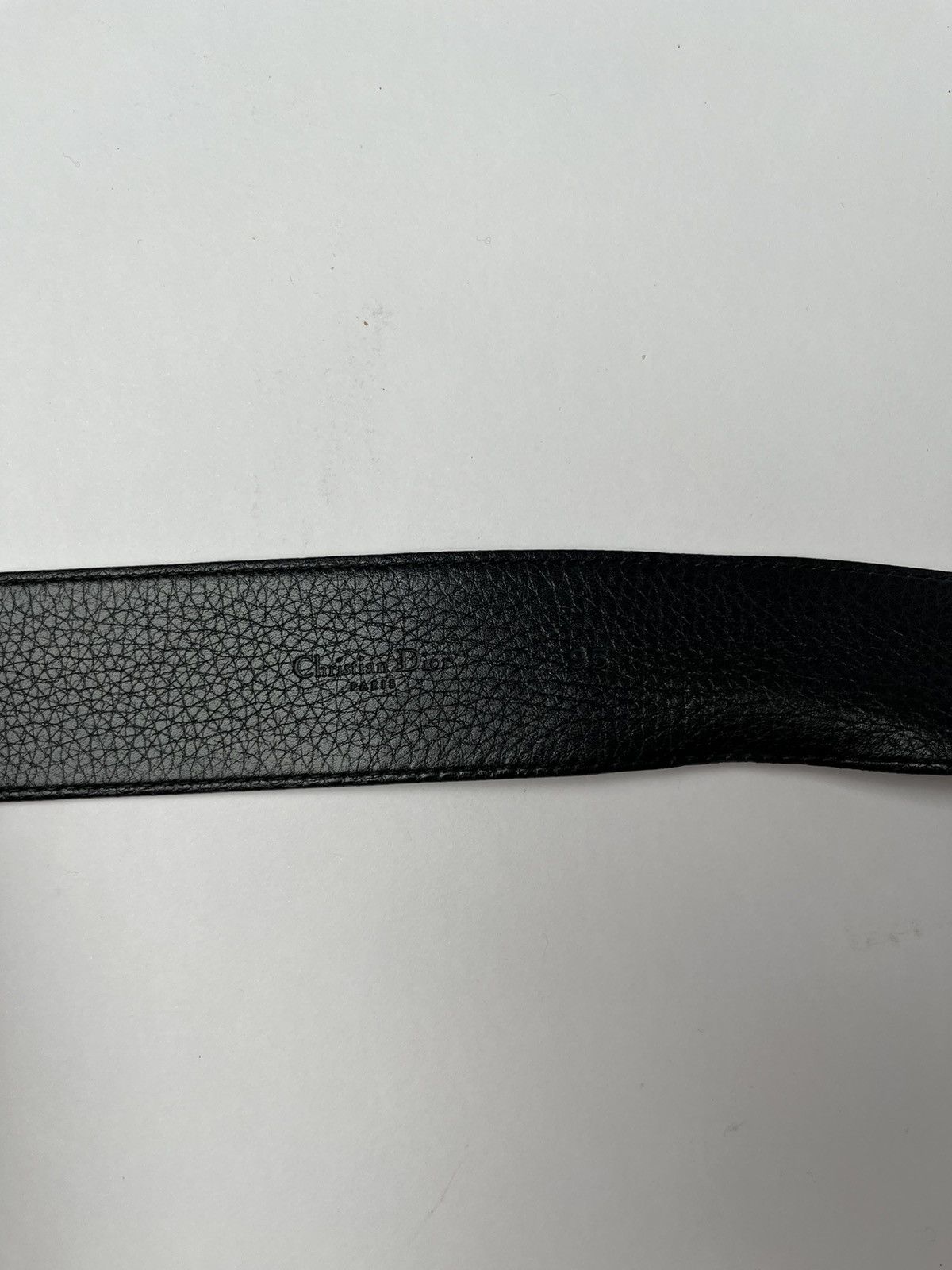 Dior Sold out Dior gaucho leather black leather belt Size ONE SIZE - 5 Thumbnail