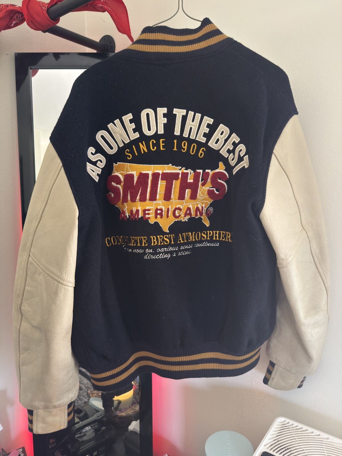 Smith's American Vintage Smith's American 91 Varsity Jacket Size US L / EU 52-54 / 3 - 3 Thumbnail
