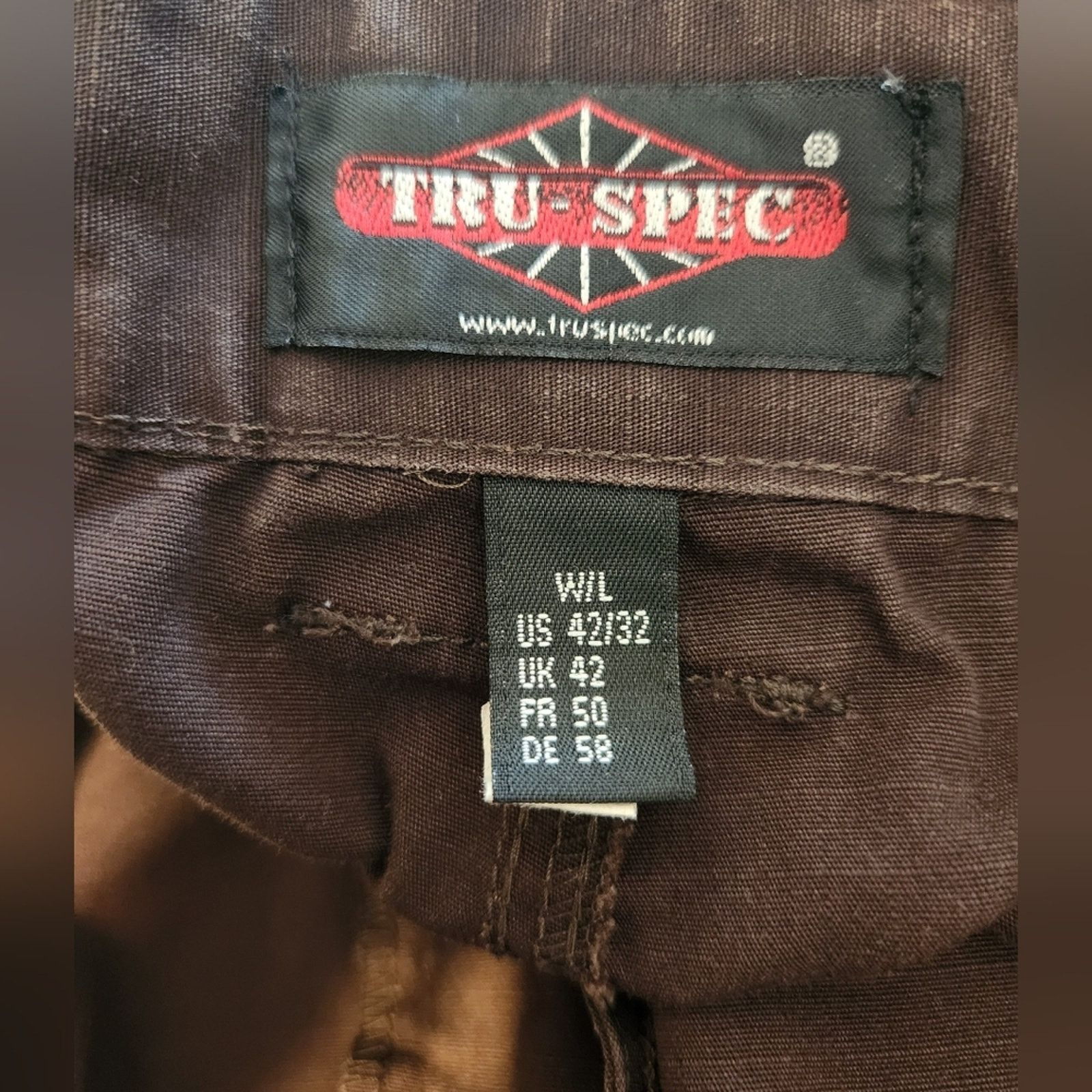 Tru-Spec Tru Spec Mens Utility tactical rip stop Pants brown 42/32 Size US 42 / EU 58 - 7 Thumbnail