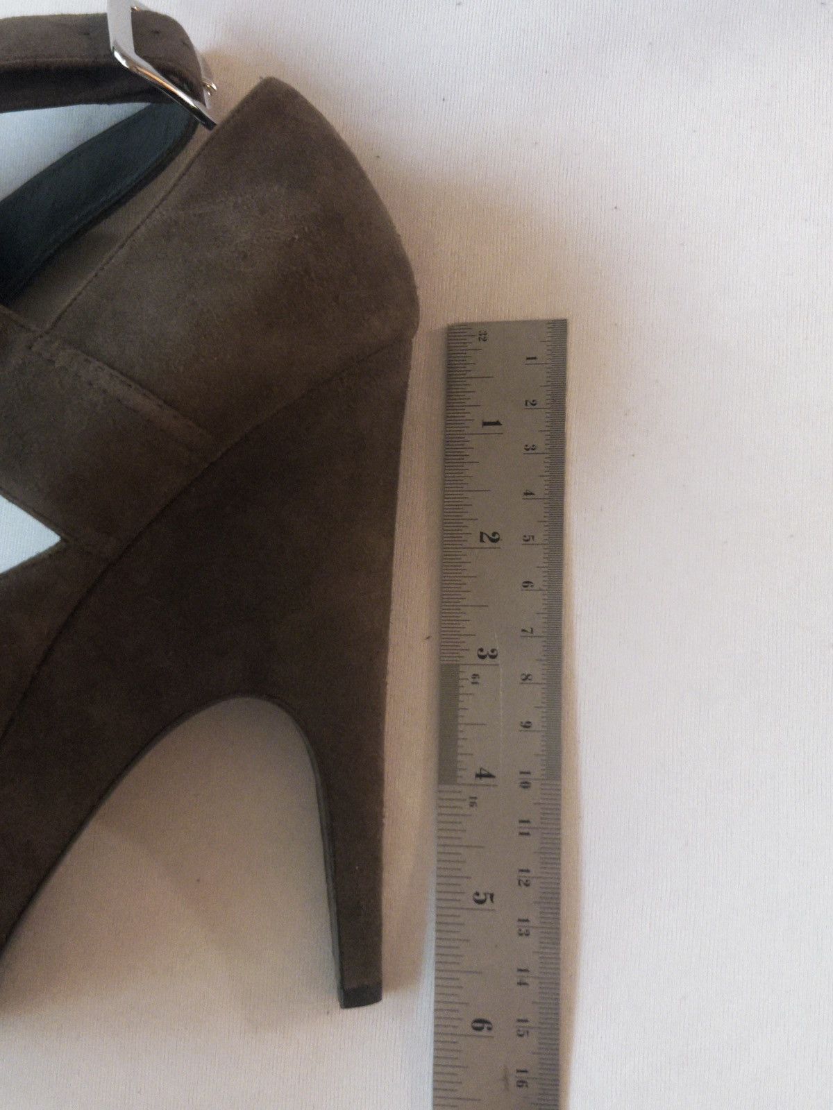 Yves Saint Laurent FW2009 Lady Gaga Imperiale suede platform wedge heels Size US 6 / IT 36 - 10 Thumbnail