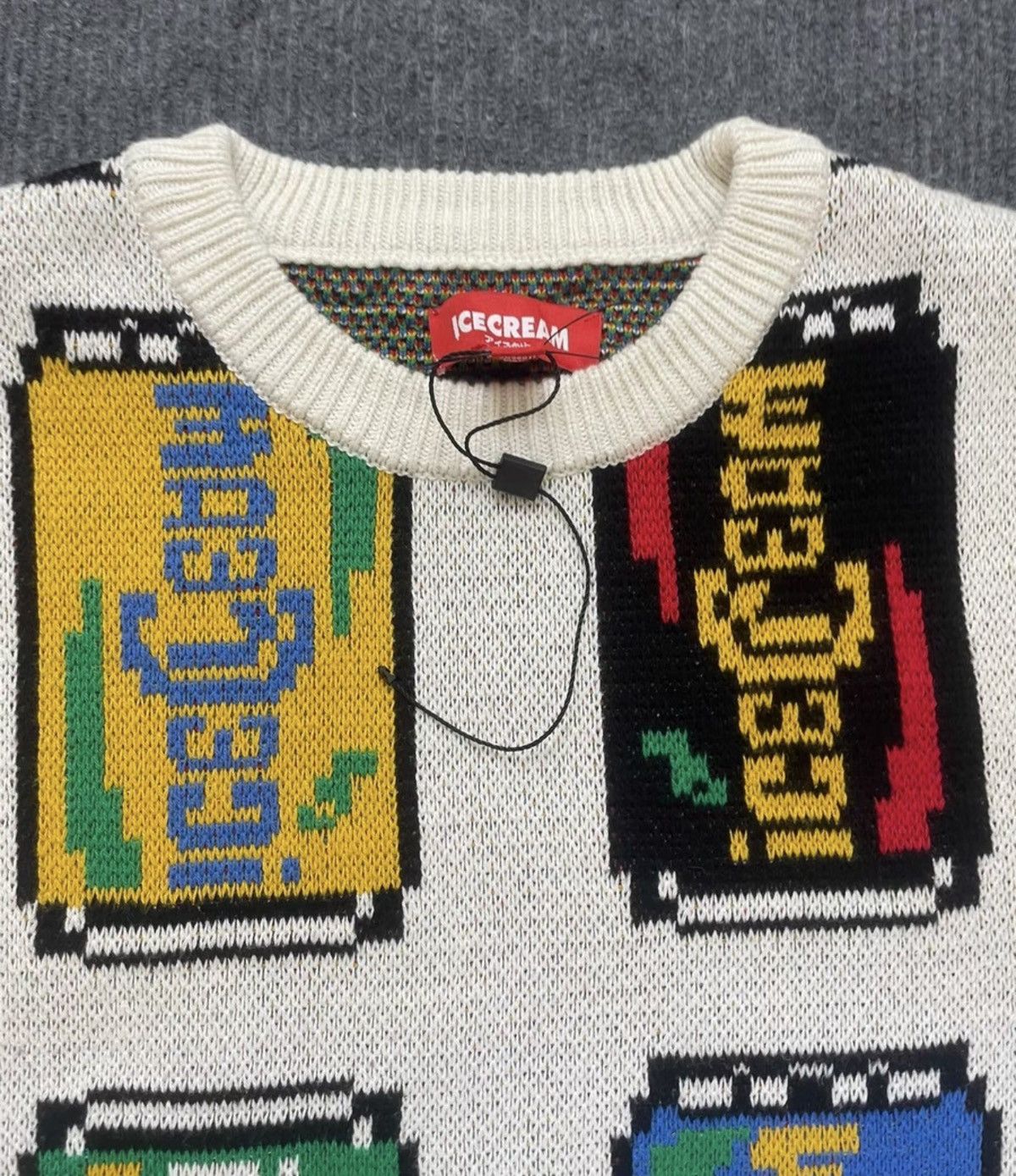 Billionaire Boys Club BBC ICECREAM Coca-Cola Pattern Knit Sweater Size US L / EU 52-54 / 3 - 2 Thumbnail