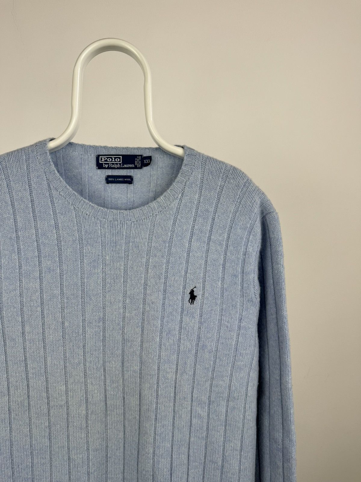 Polo Ralph Lauren Polo Ralph Lauren Vintage Lambswool Sweater Size US XXL / EU 58 / 5 - 2 Thumbnail