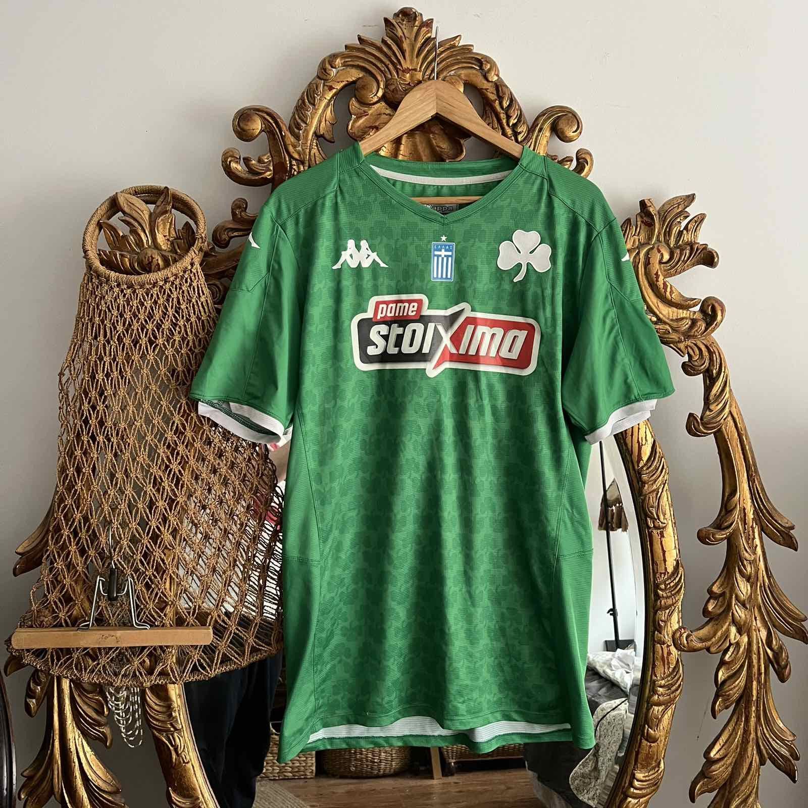 Kappa Rare Kappa Panathinaikos 2021-22 Away soccer jersey size XXL Size US XXL / EU 58 / 5 - 1 Thumbnail