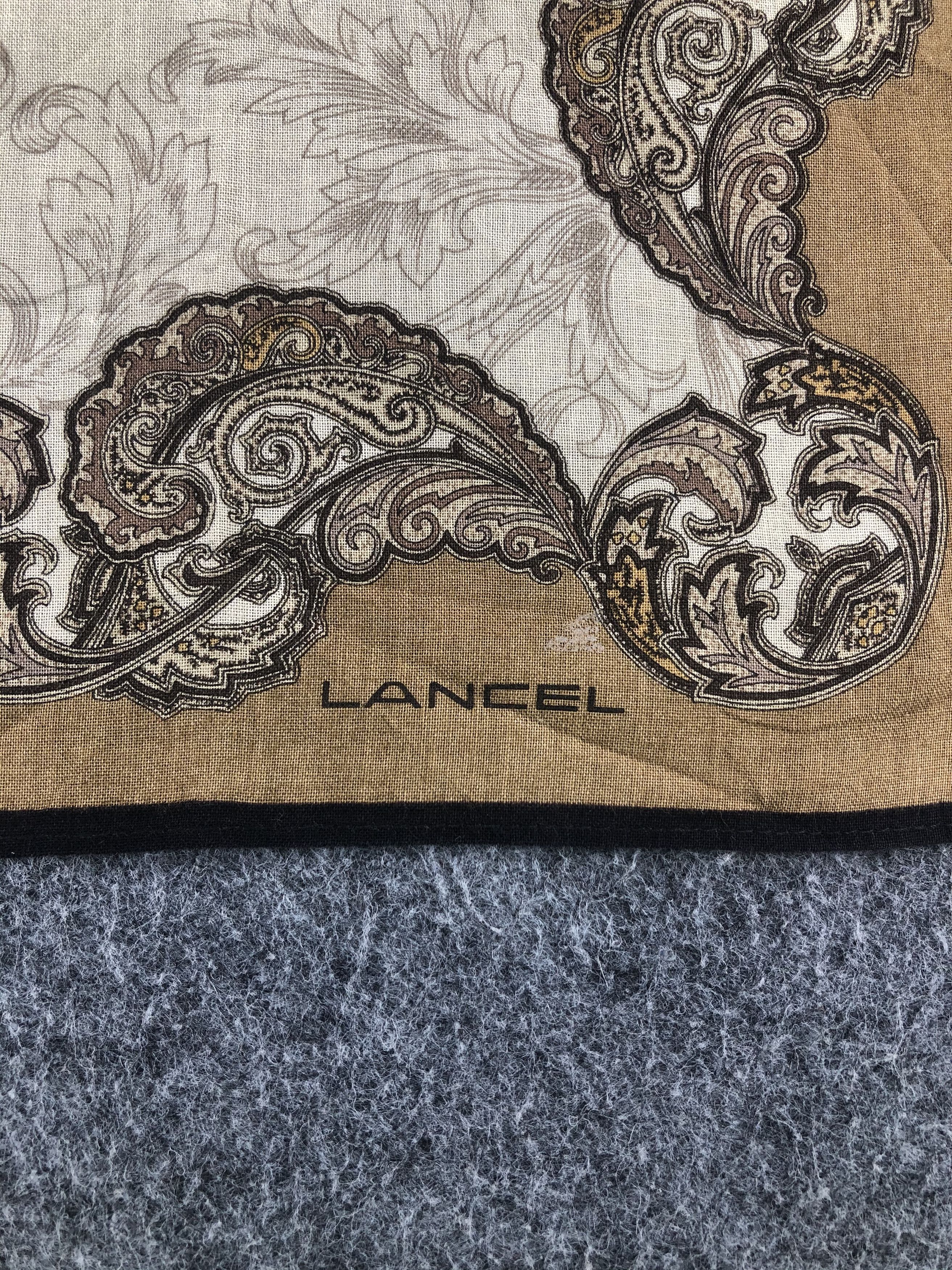 Lancel Vintage Lancel Handkerchief / Bandana / Neckerchief Size ONE SIZE - 5 Thumbnail