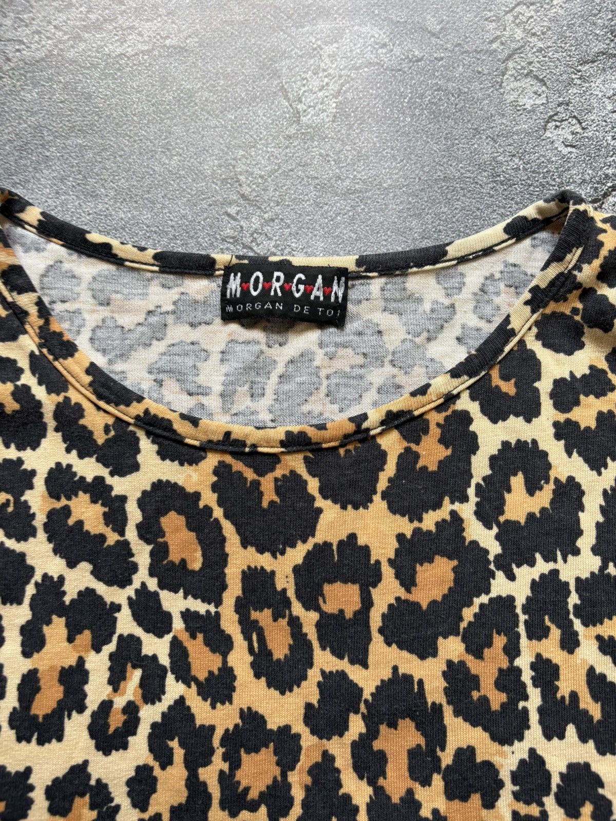 Roberto Cavalli Vintage Morgan De Toi Y2K Leopard Print Long Sleeve Top Size L / US 10 / IT 46 - 5 Thumbnail