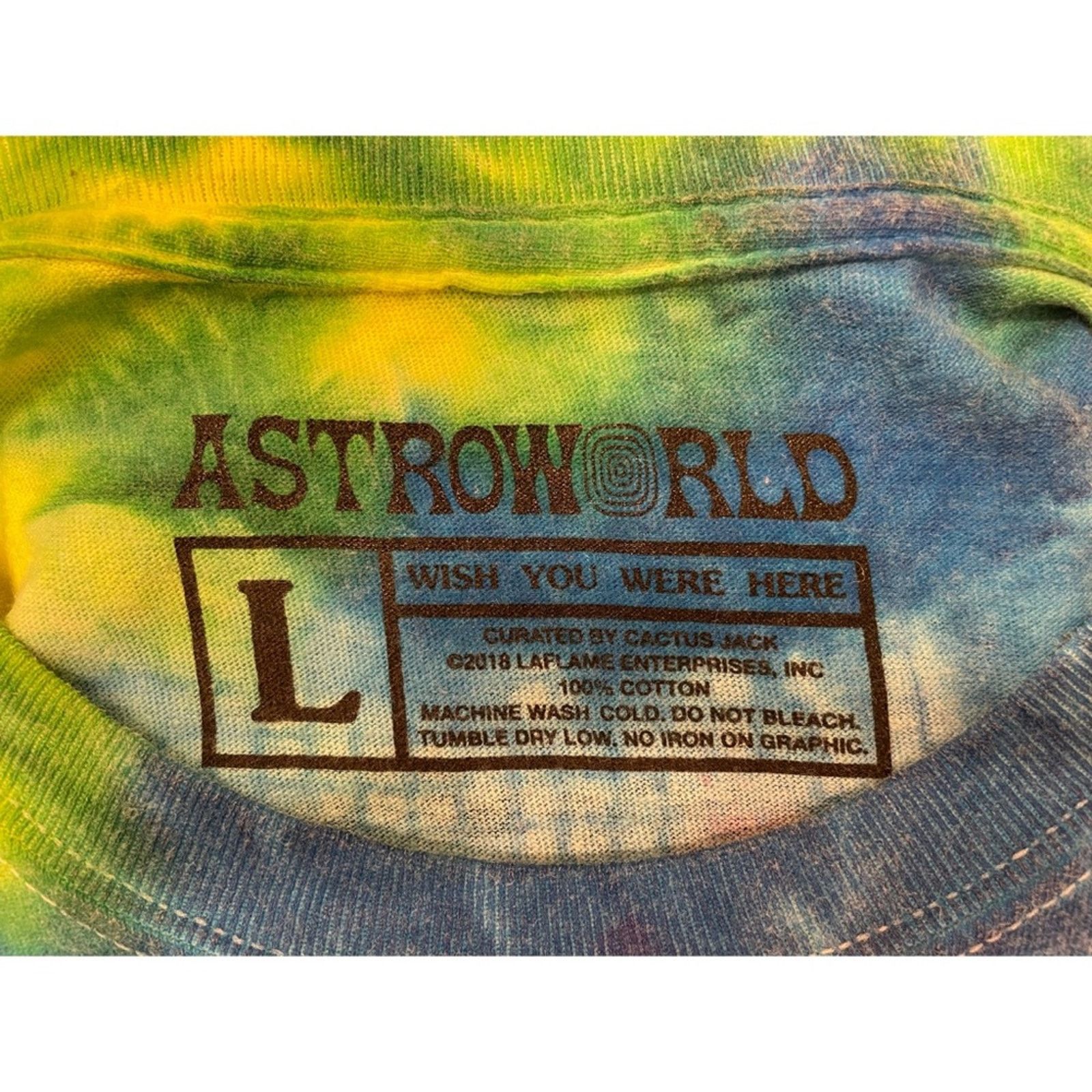 Travis Scott Travis Scott Sicko Mode Tee L Size US L / EU 52-54 / 3 - 5 Thumbnail