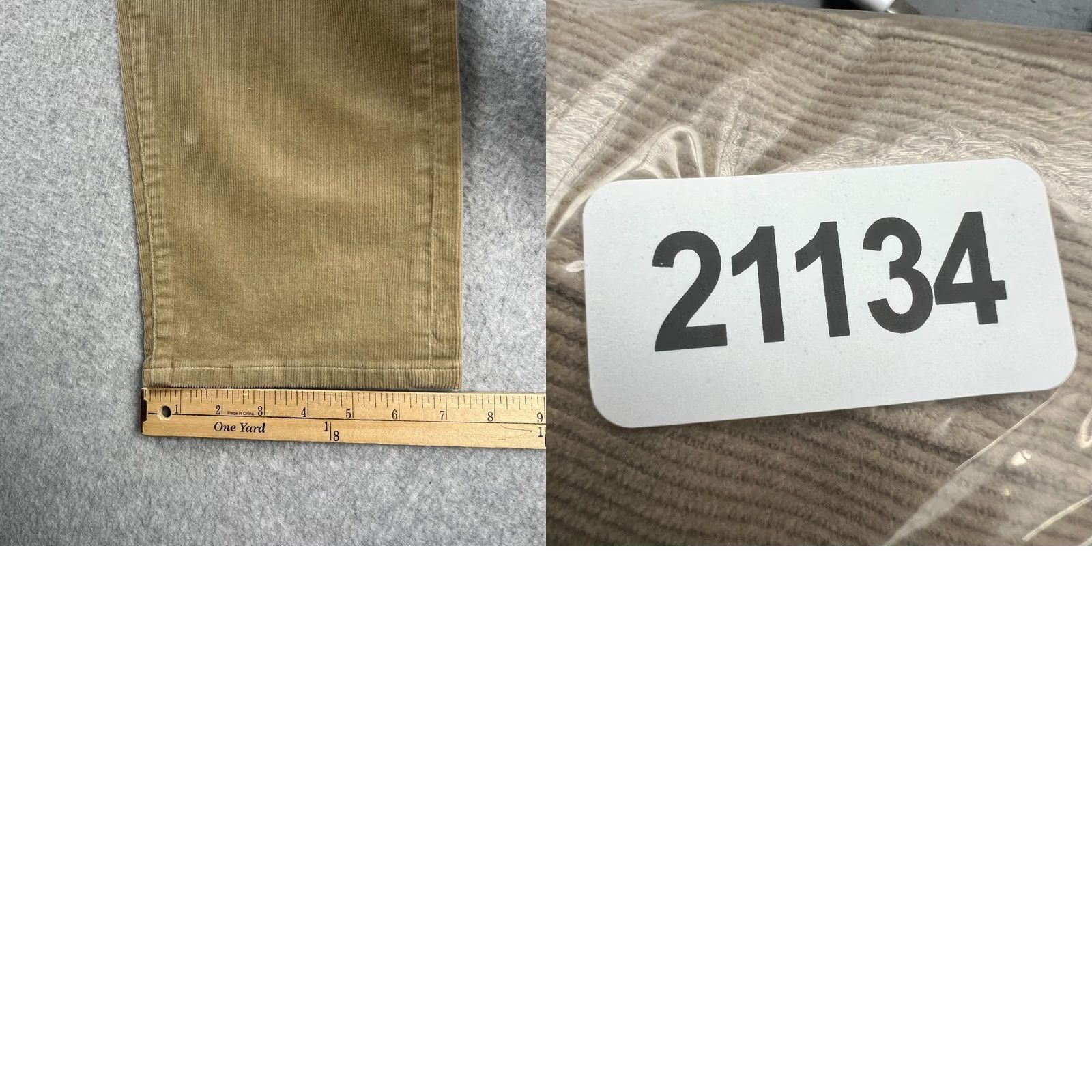 Todd Snyder Todd Snyder Stretch Corduroy Slim Fit Pants 36x32 Mens Beige Chino Huckberry Size US 36 / EU 52 - 8 Thumbnail