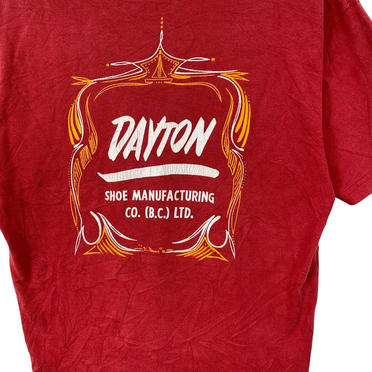 Vintage Vintage DAYTON SHOE MANUFACTURING Canada Tee Shirt Top Size US M / EU 48-50 / 2 - 6 Thumbnail